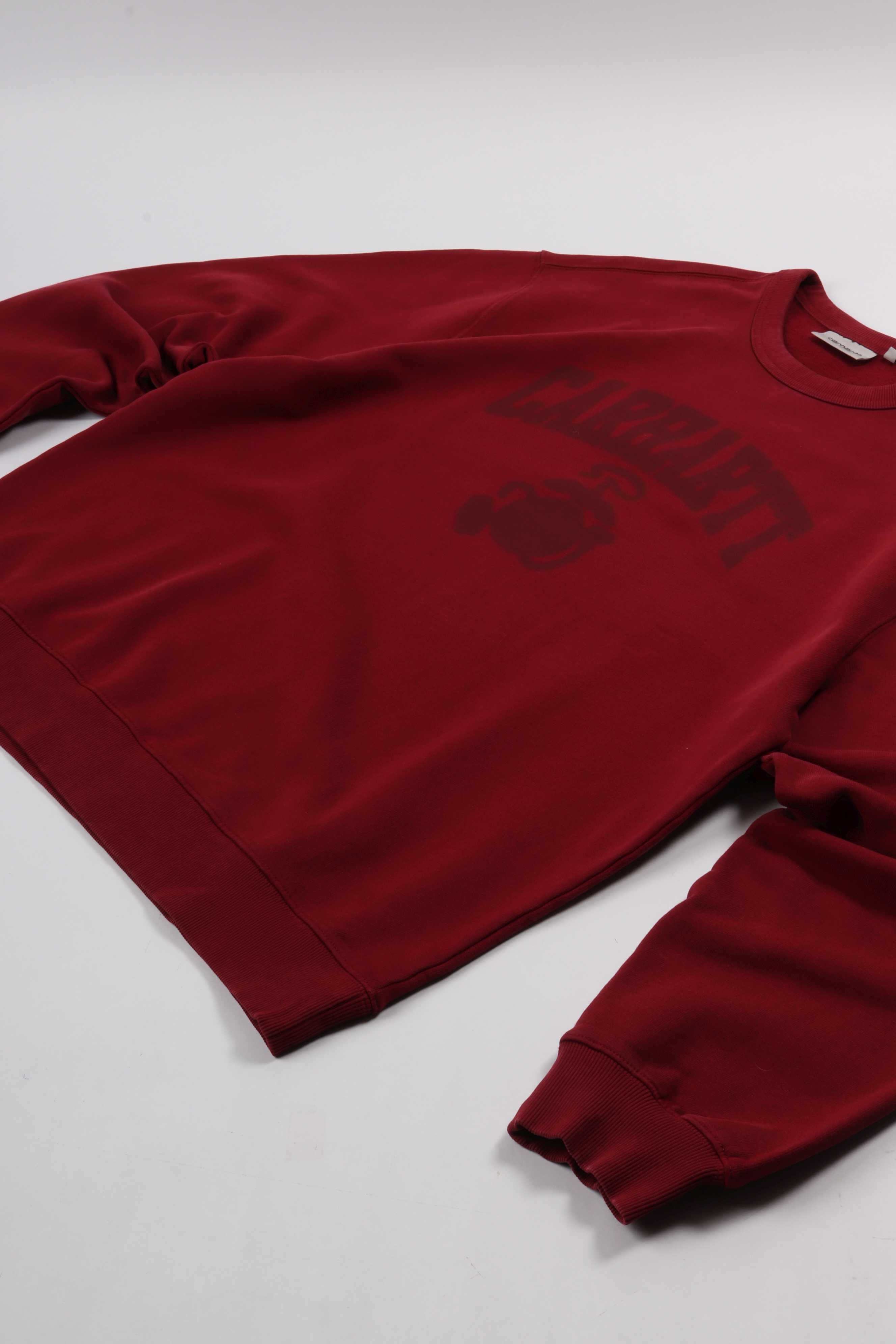 Faded pond corps sweat marsala hs wash
