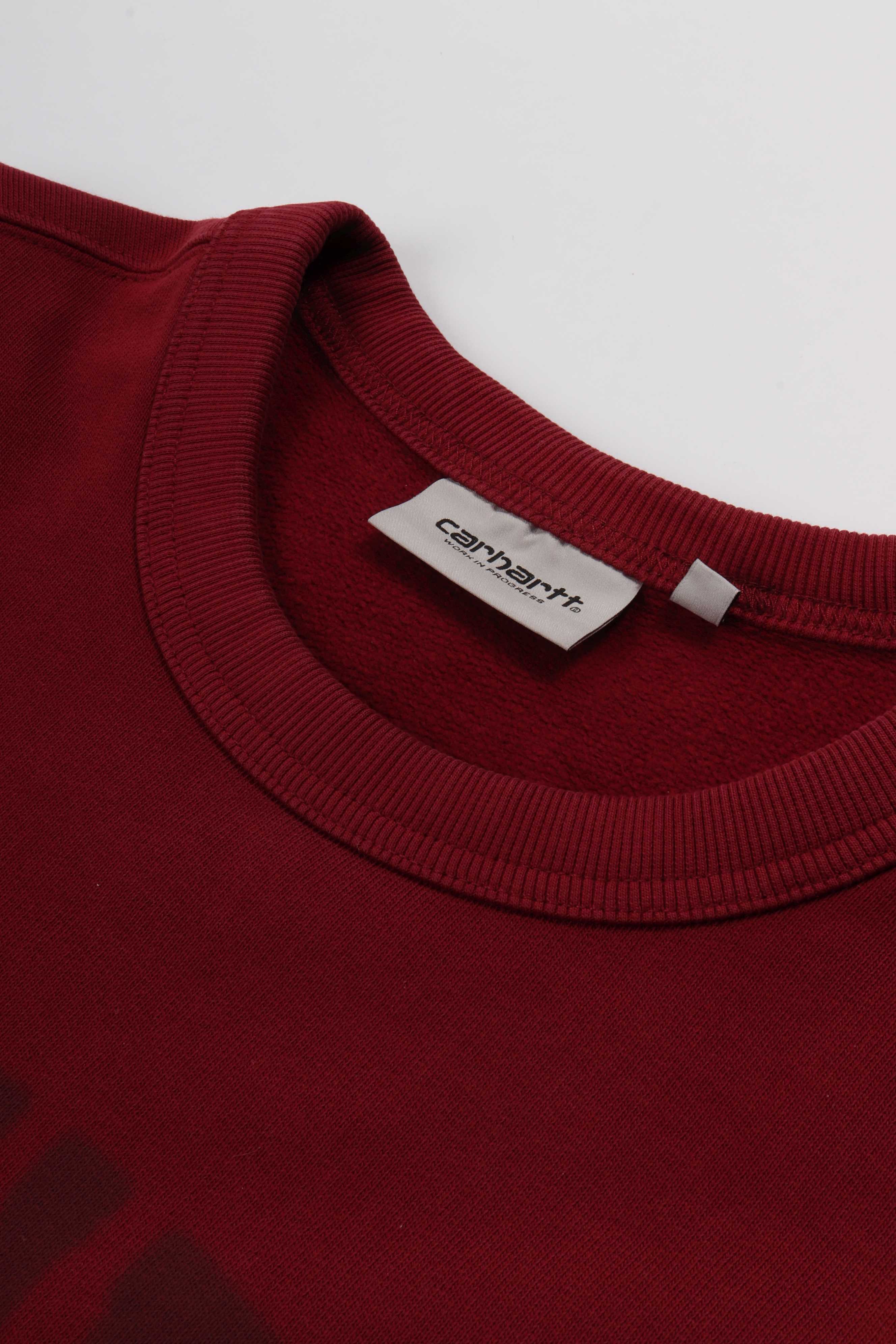 Faded pond corps sweat marsala hs wash