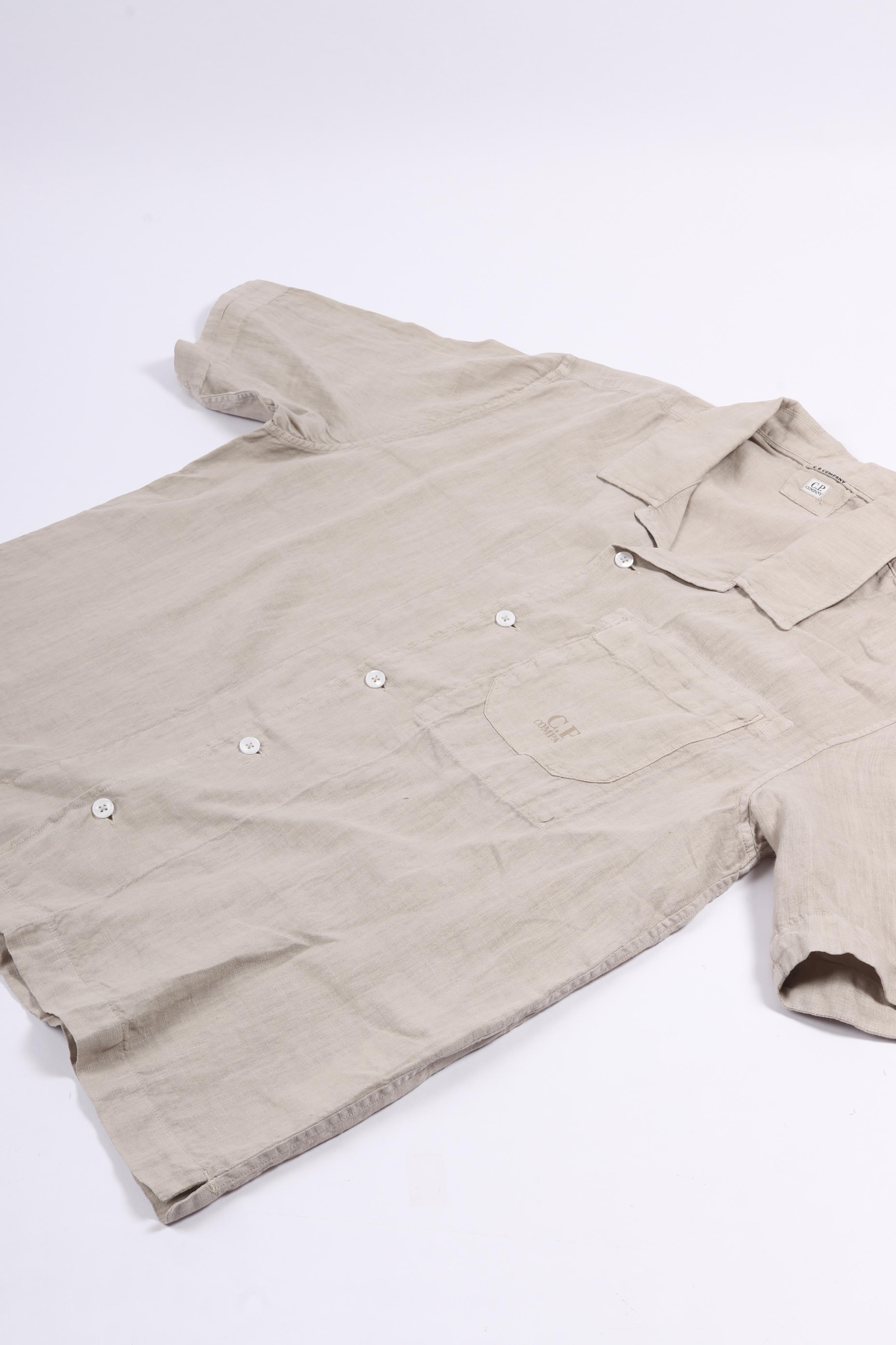 Shirts s/s linen dove 904