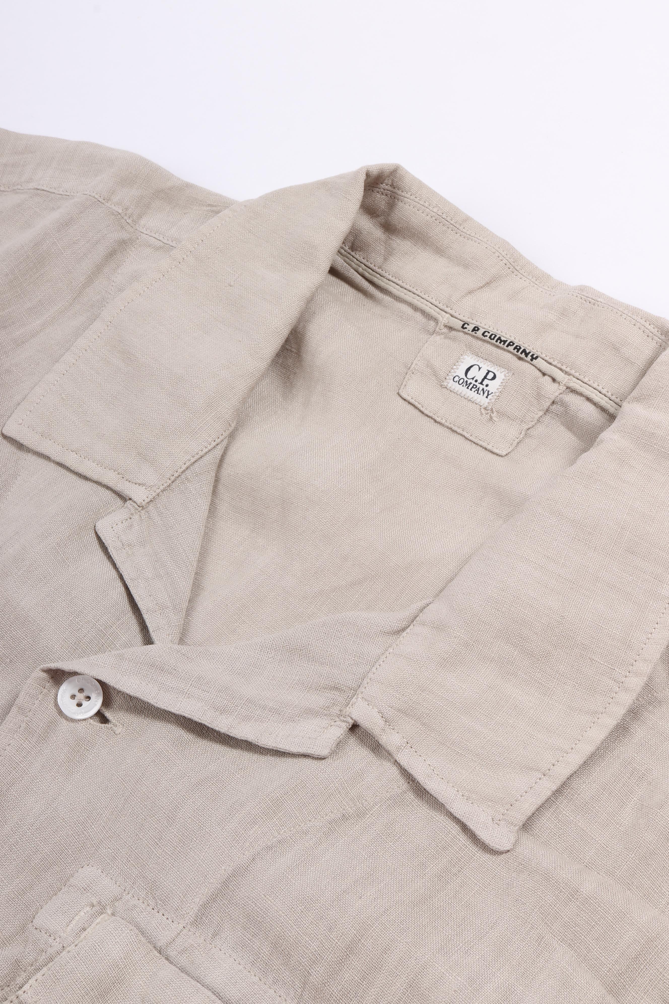 Shirts s/s linen dove 904