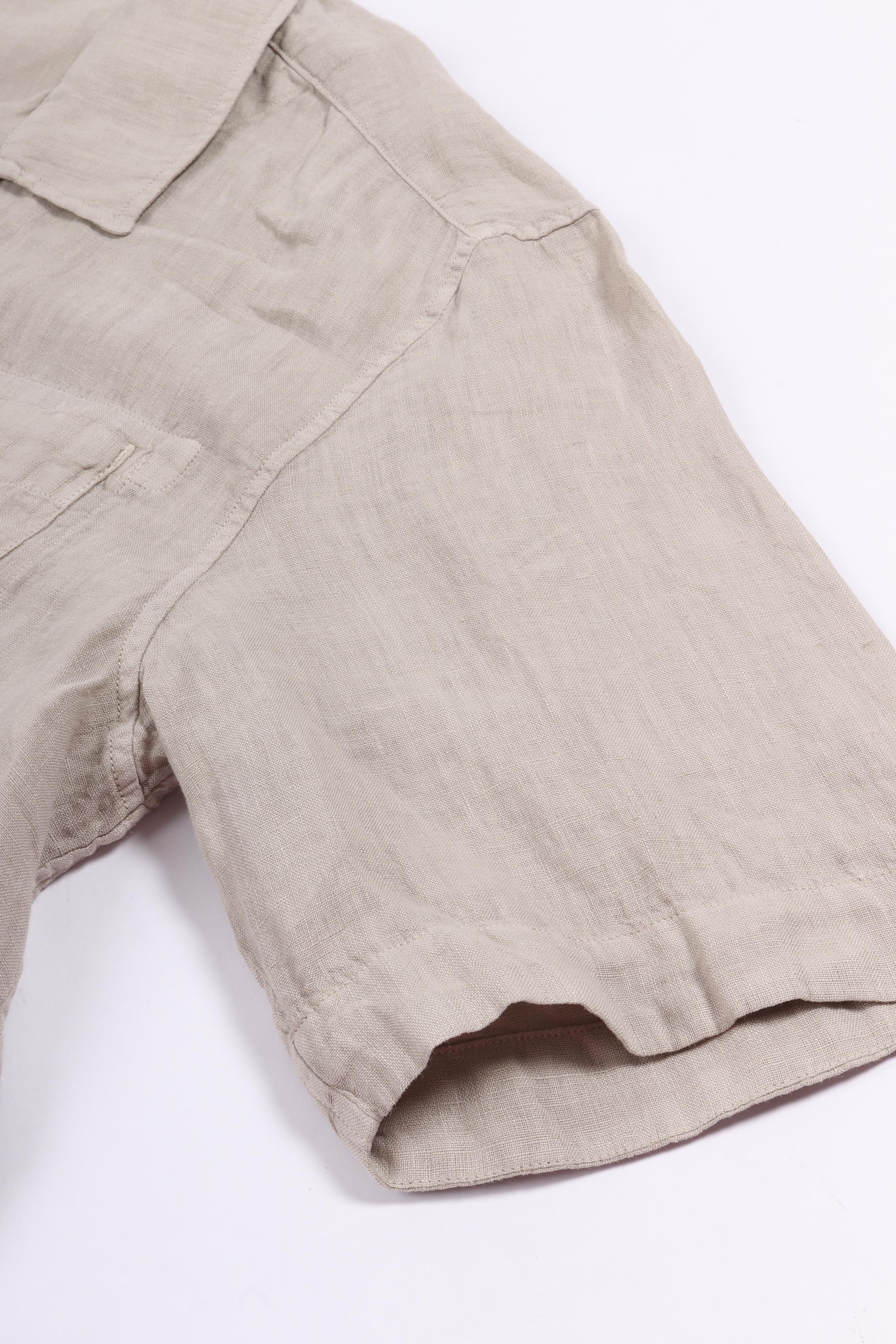 Shirts s/s linen dove 904