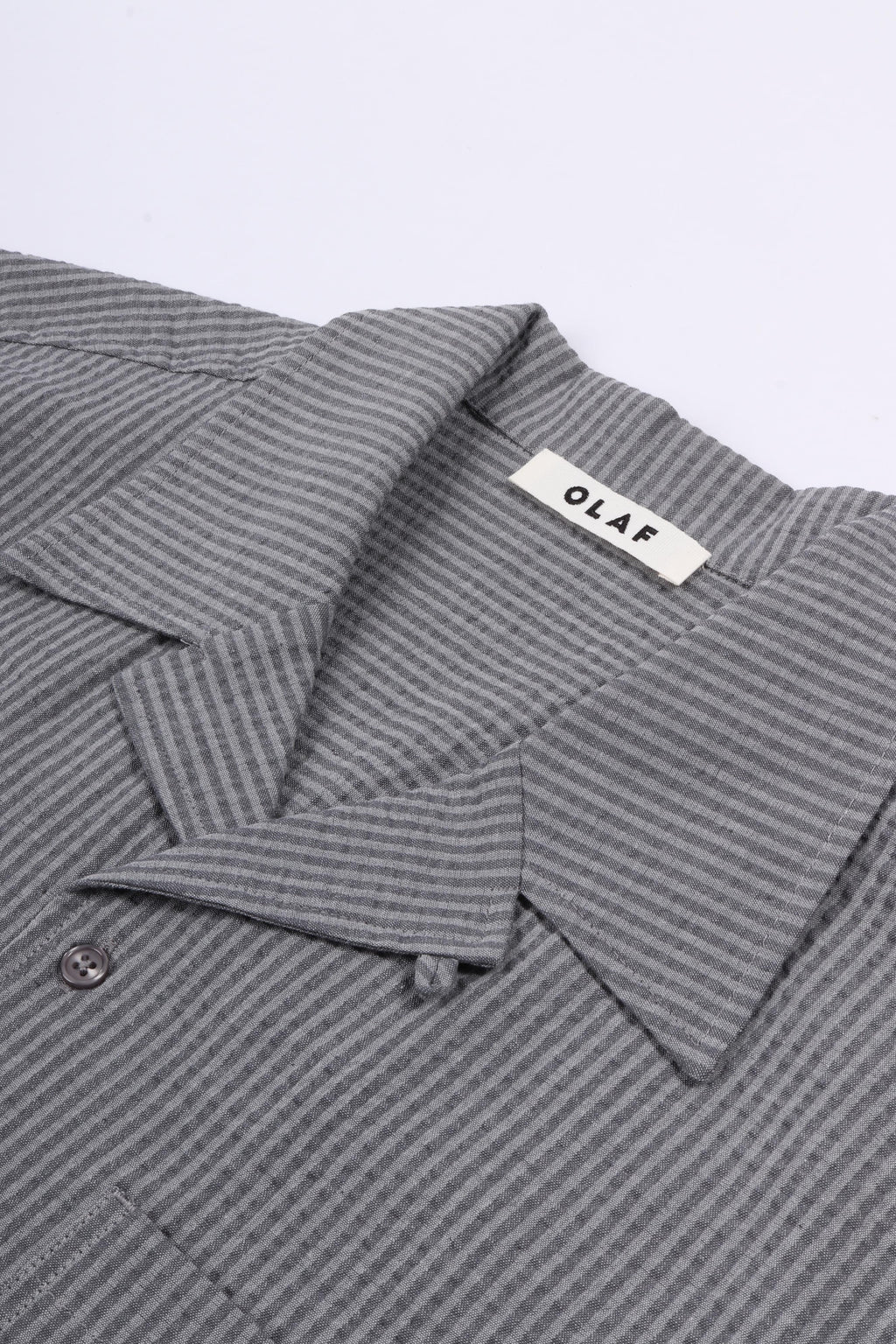 Seersucker camp shirts heather grey