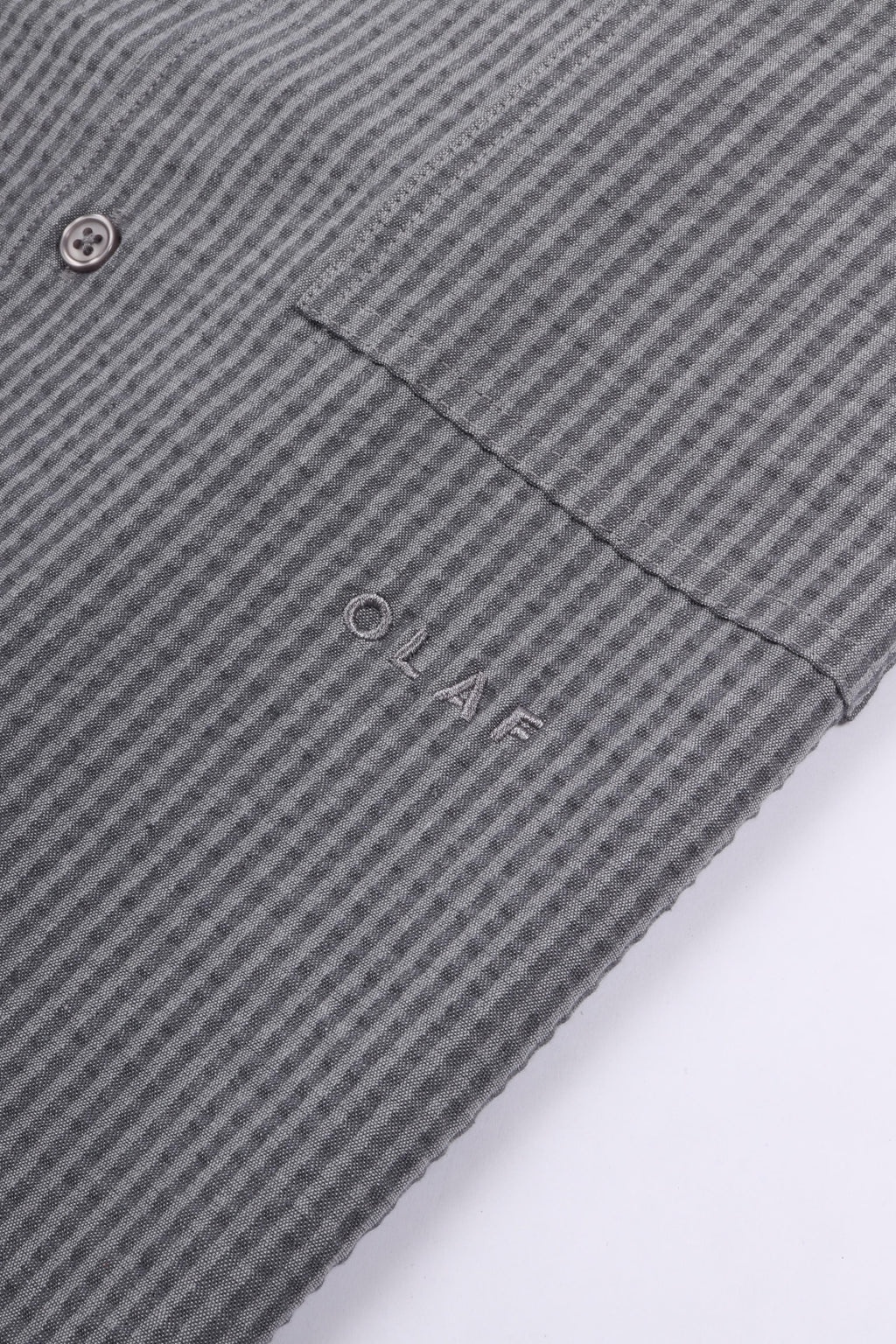 Seersucker camp shirts heather grey