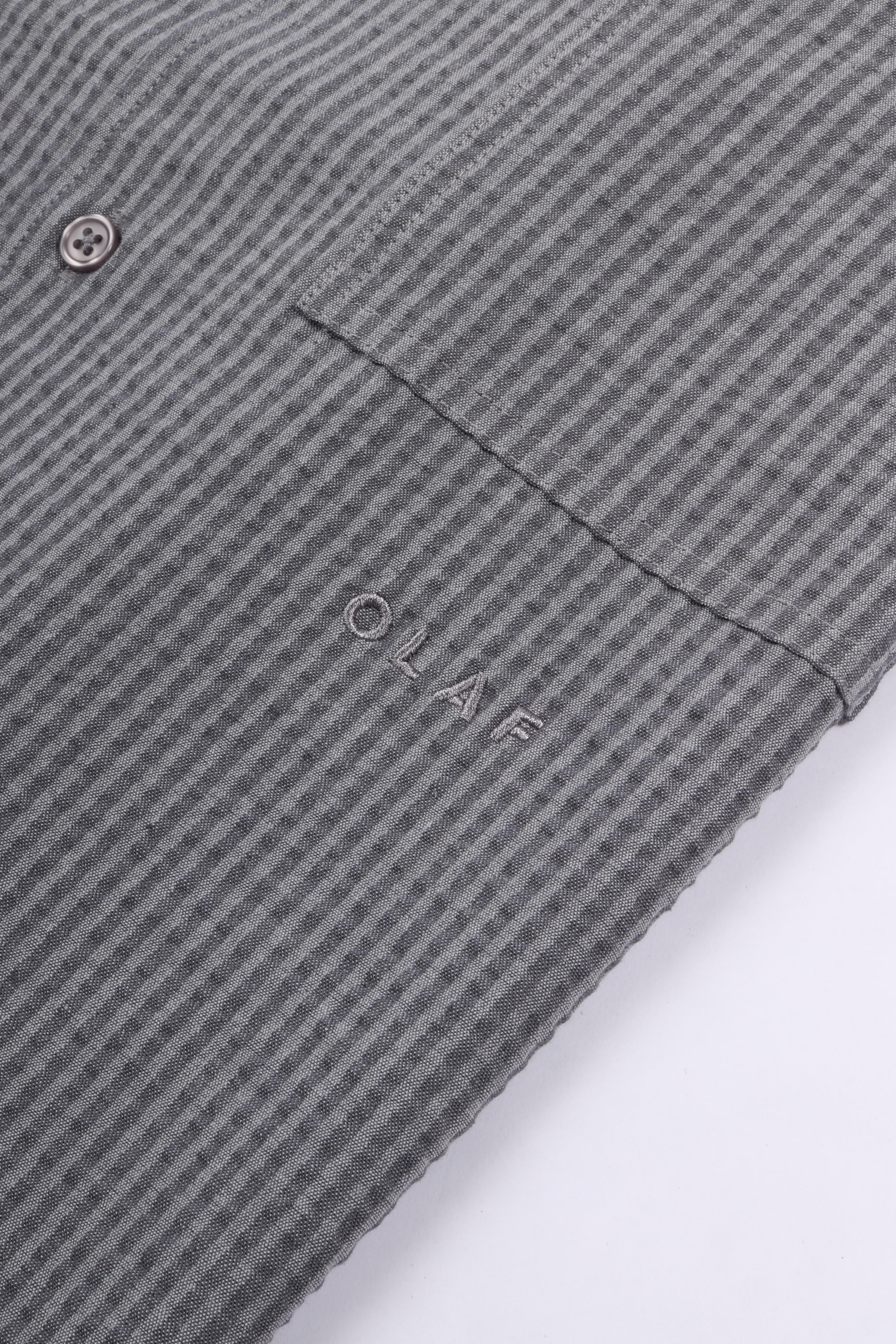 Seersucker camp shirts heather grey