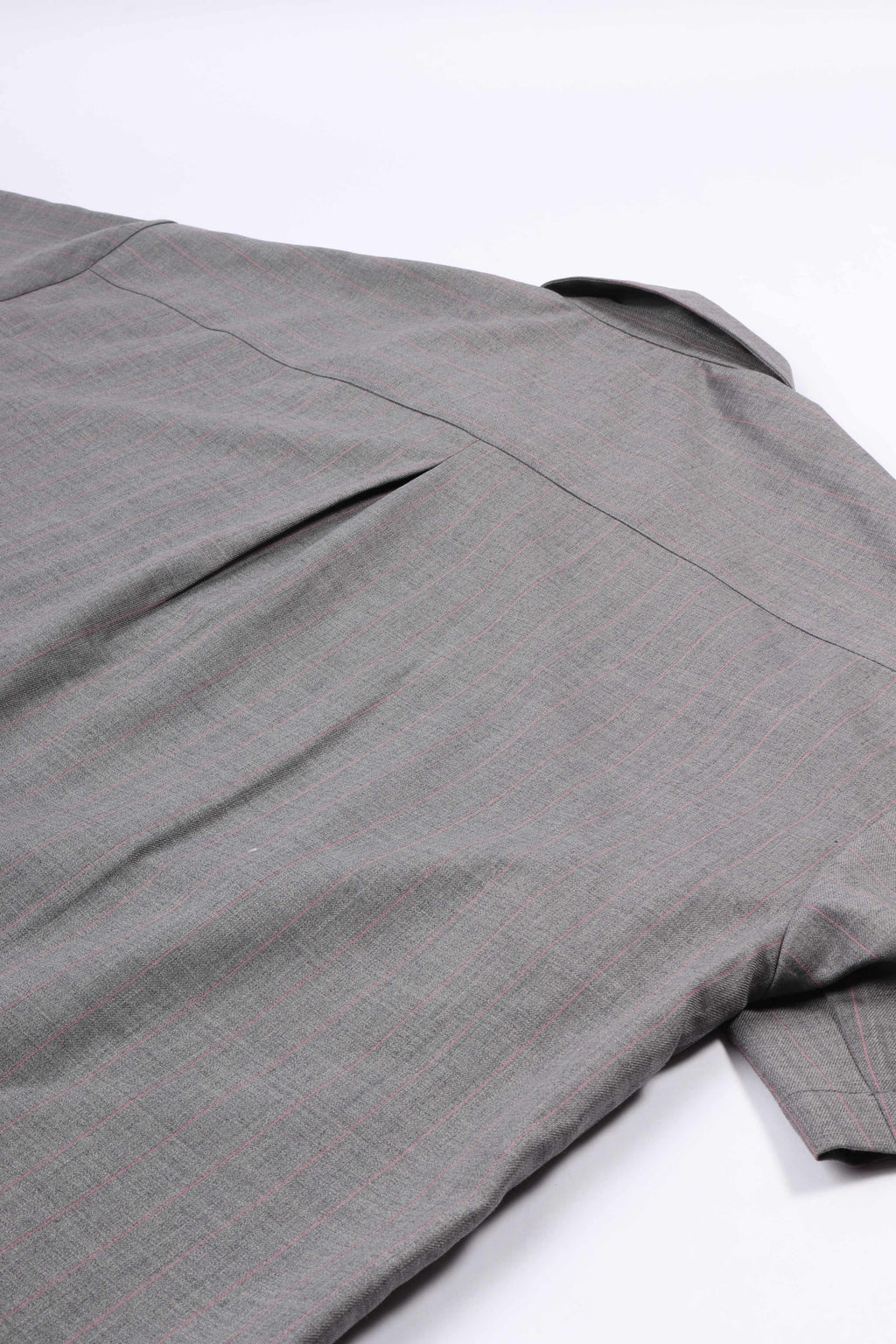 Wijk shirt wool grey w / pink