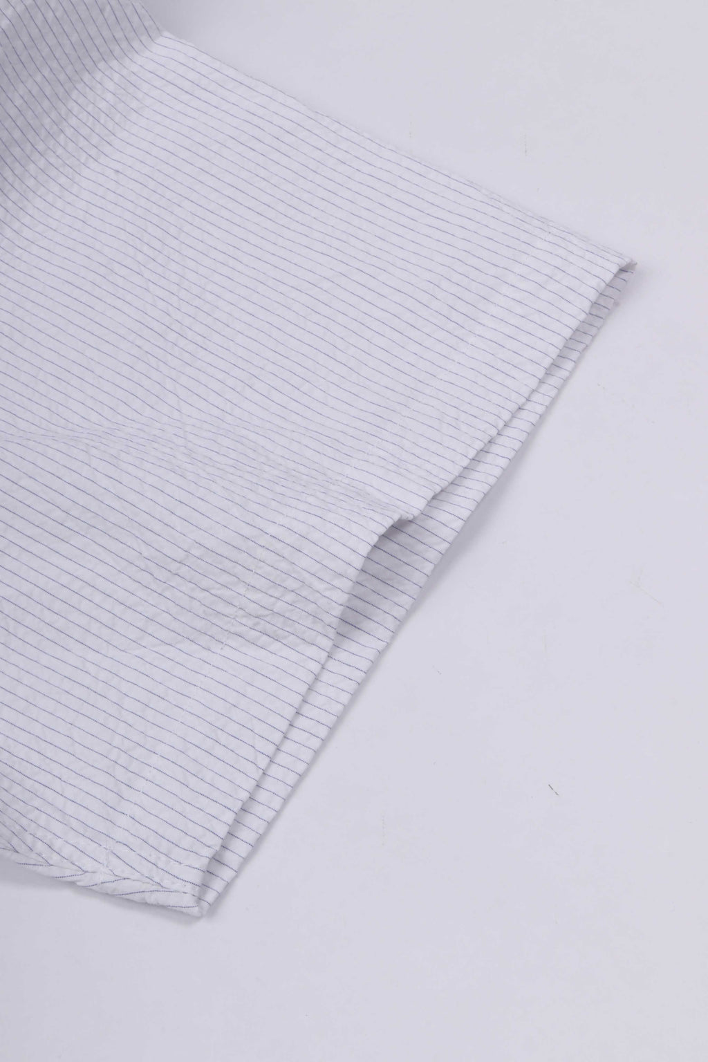 Stripe boxy ss shirt optical white