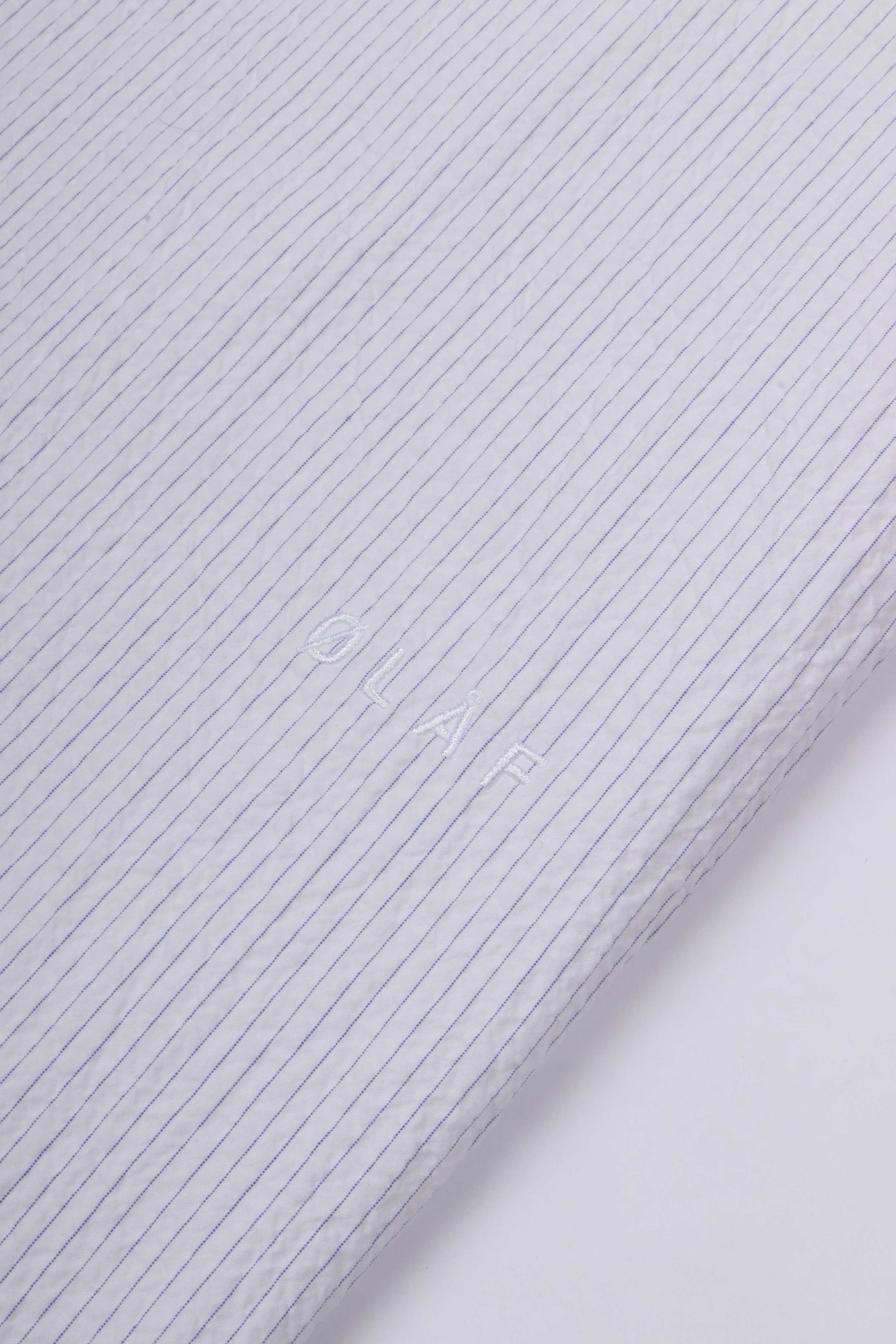 Stripe boxy ss shirt optical white
