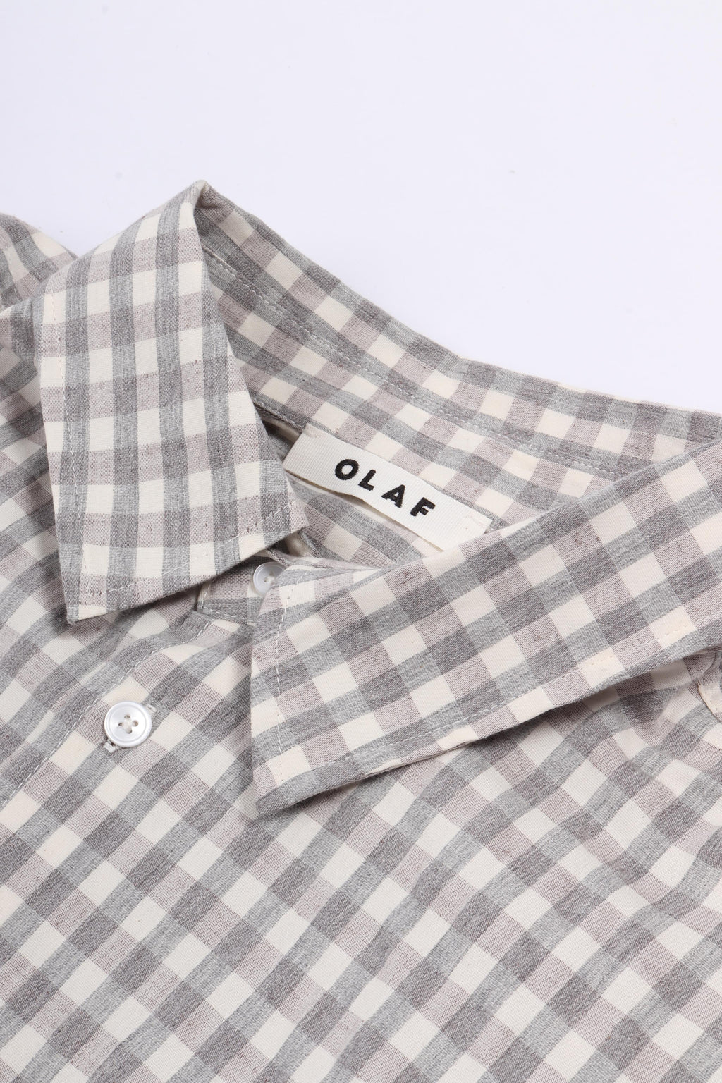 Check boxy ss shirts heather grey