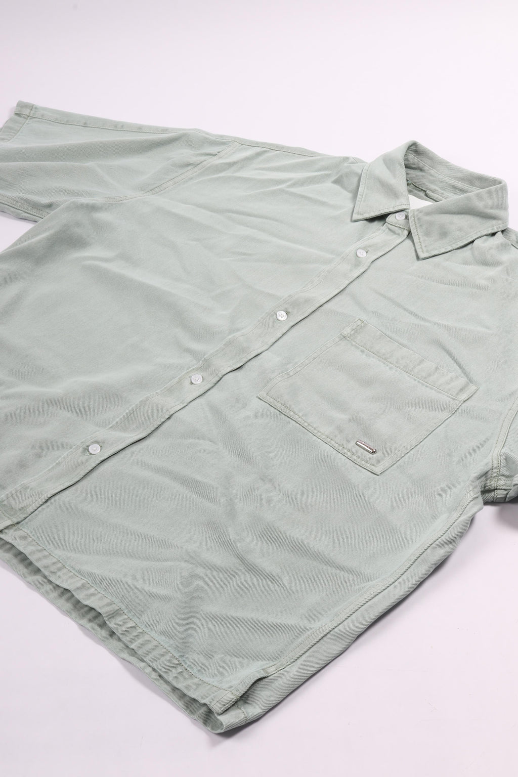 Denim short sleeve mint