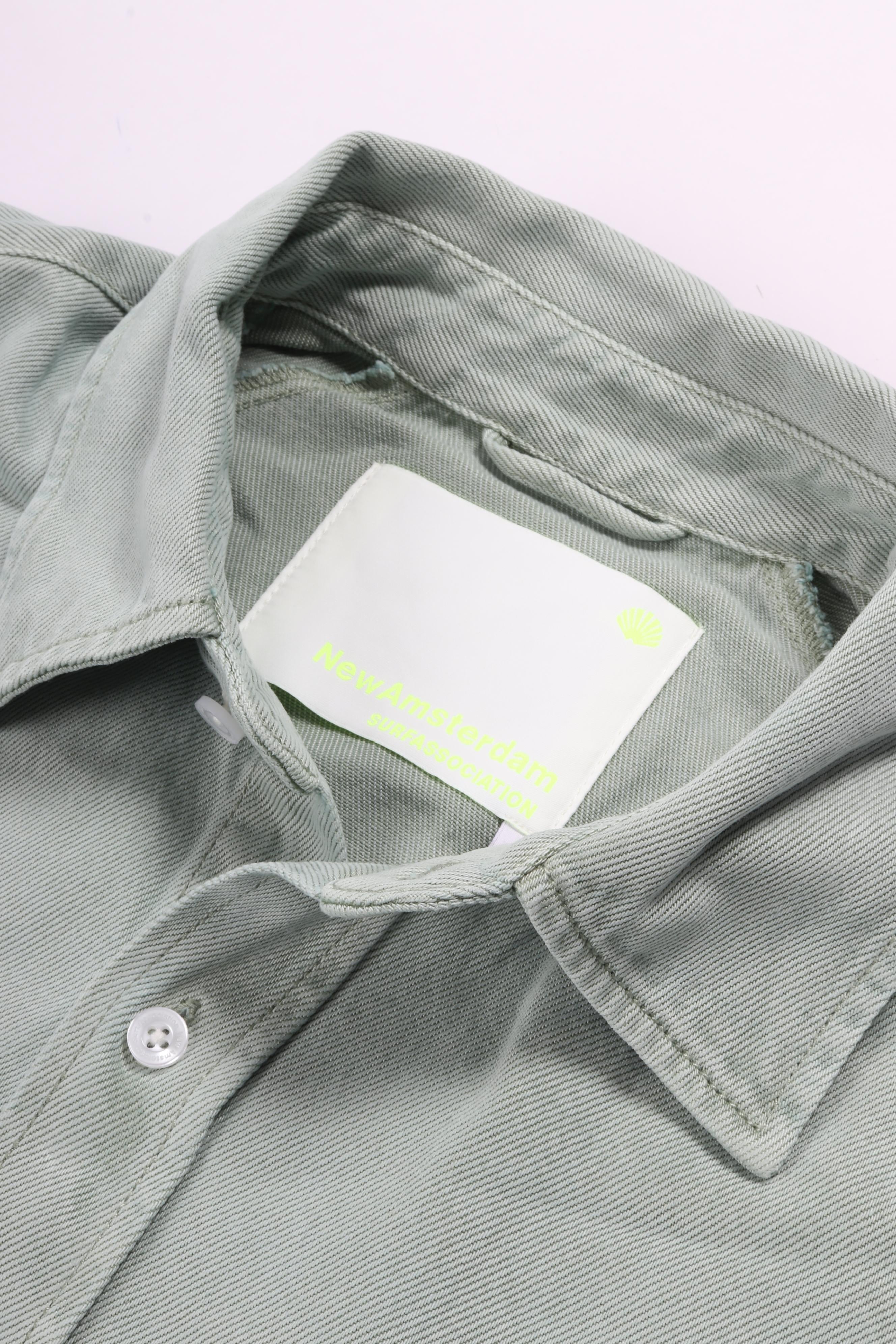 Denim short sleeve mint