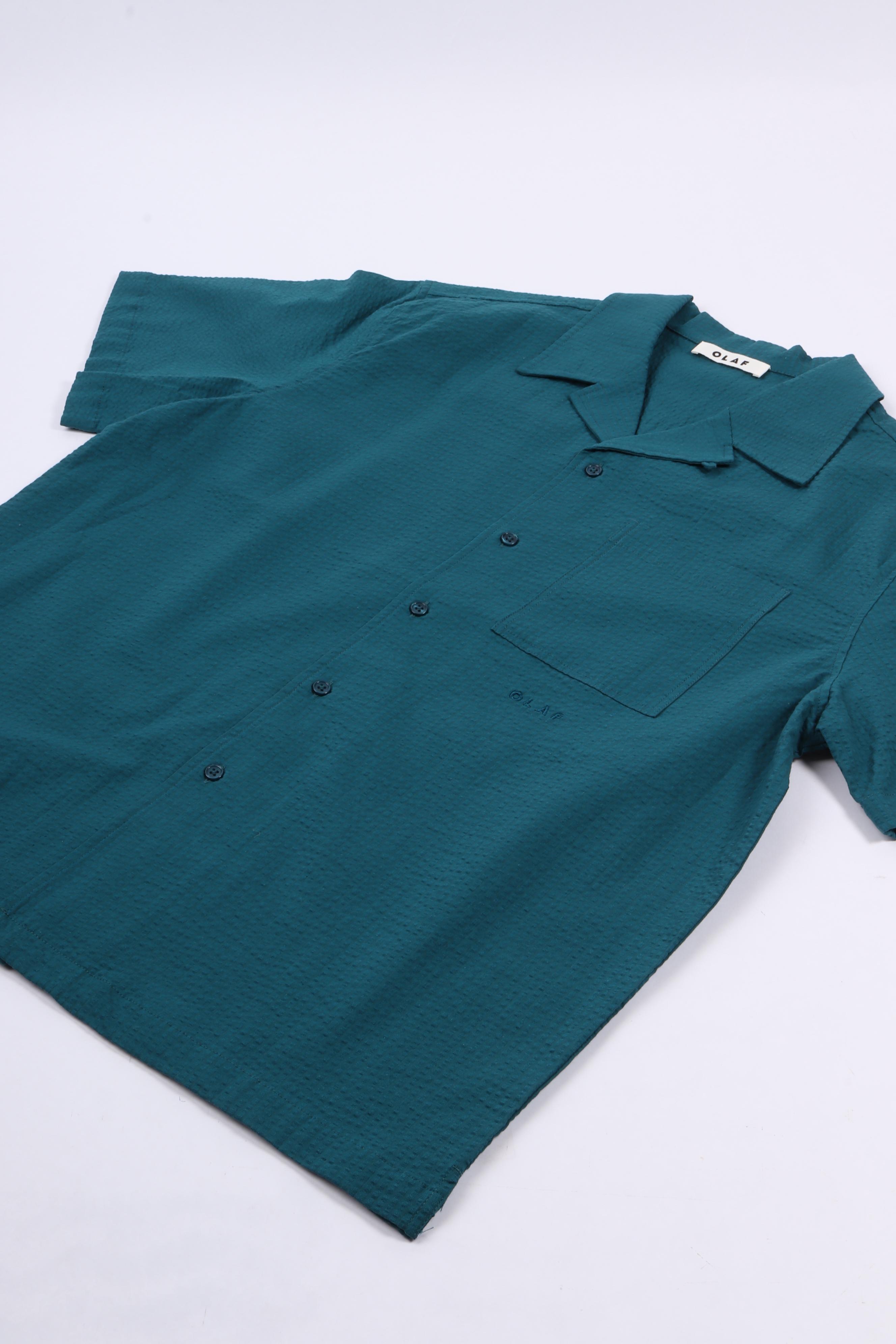 Seersucker camp shirts gulf coast