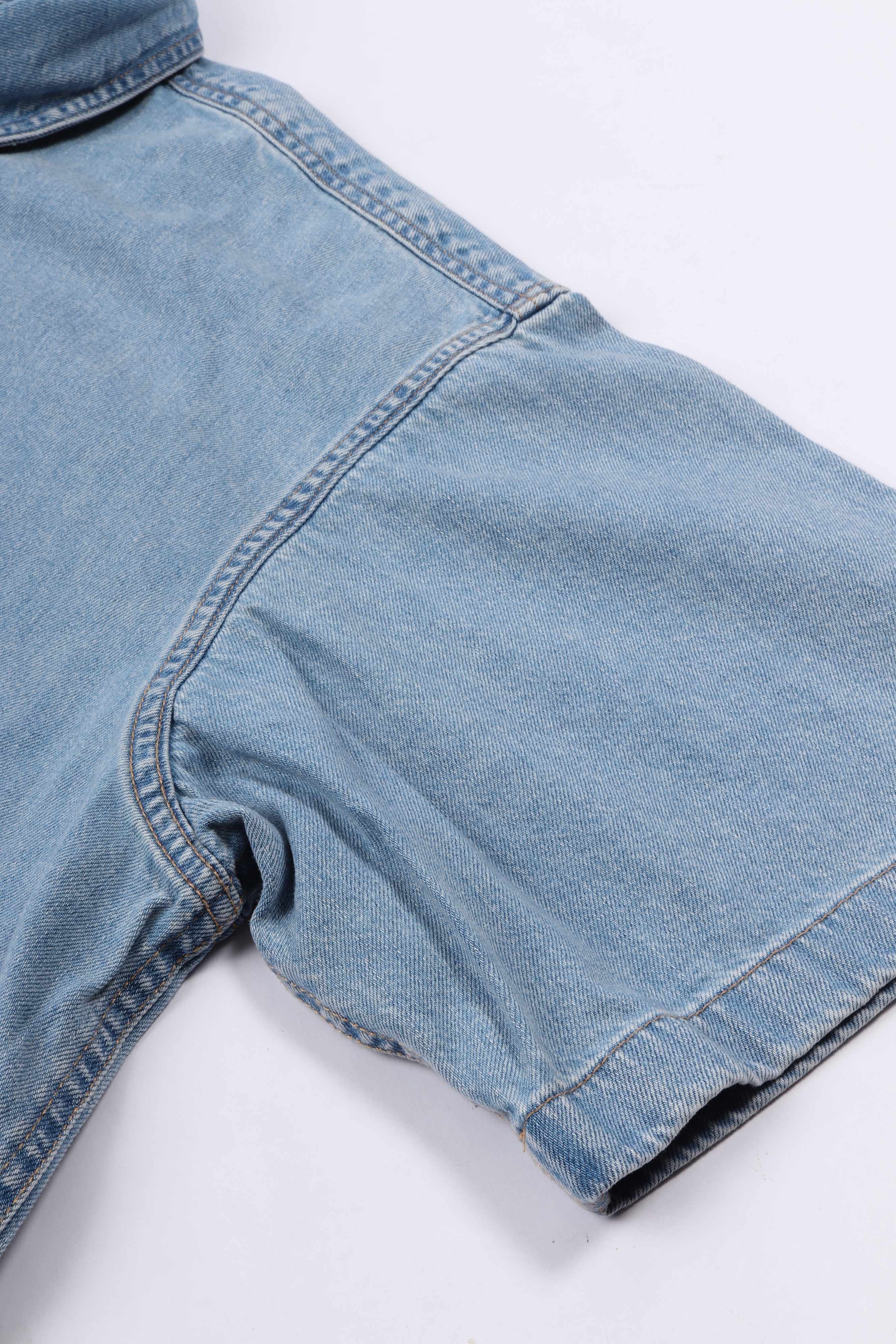 S/s lucas shirt blue bleached