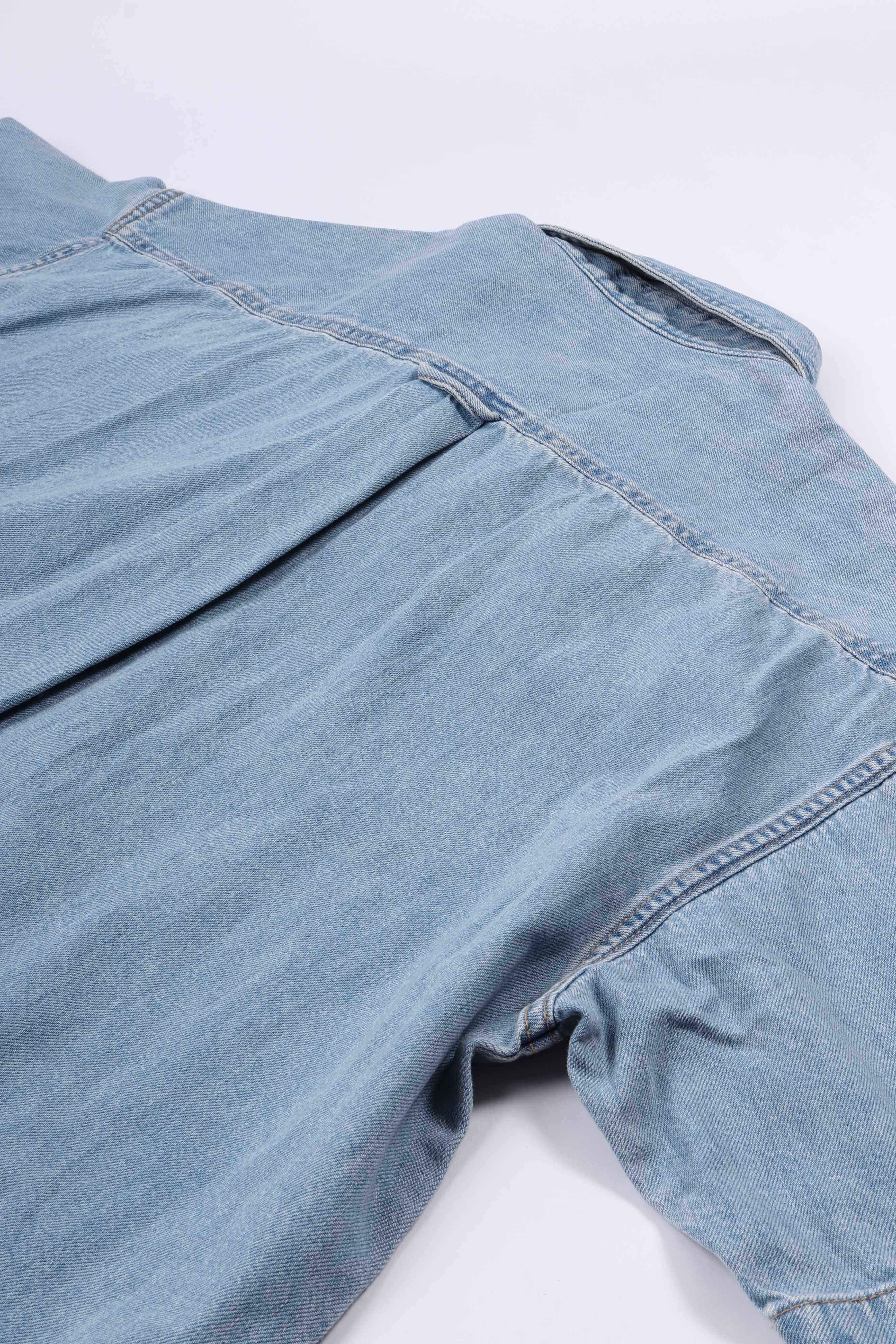 S/s lucas shirt blue bleached