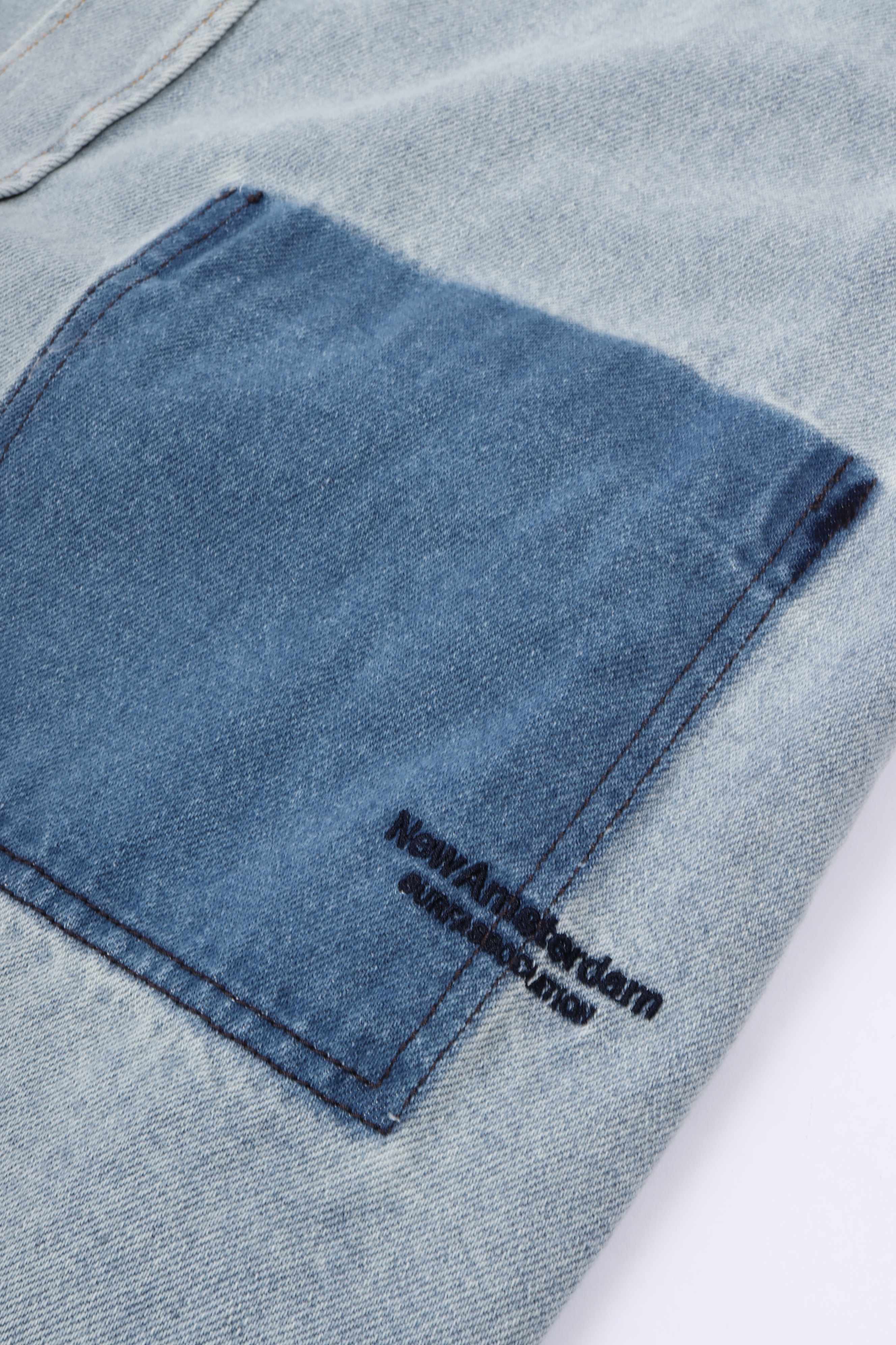 Lyocell short sleeves light blue