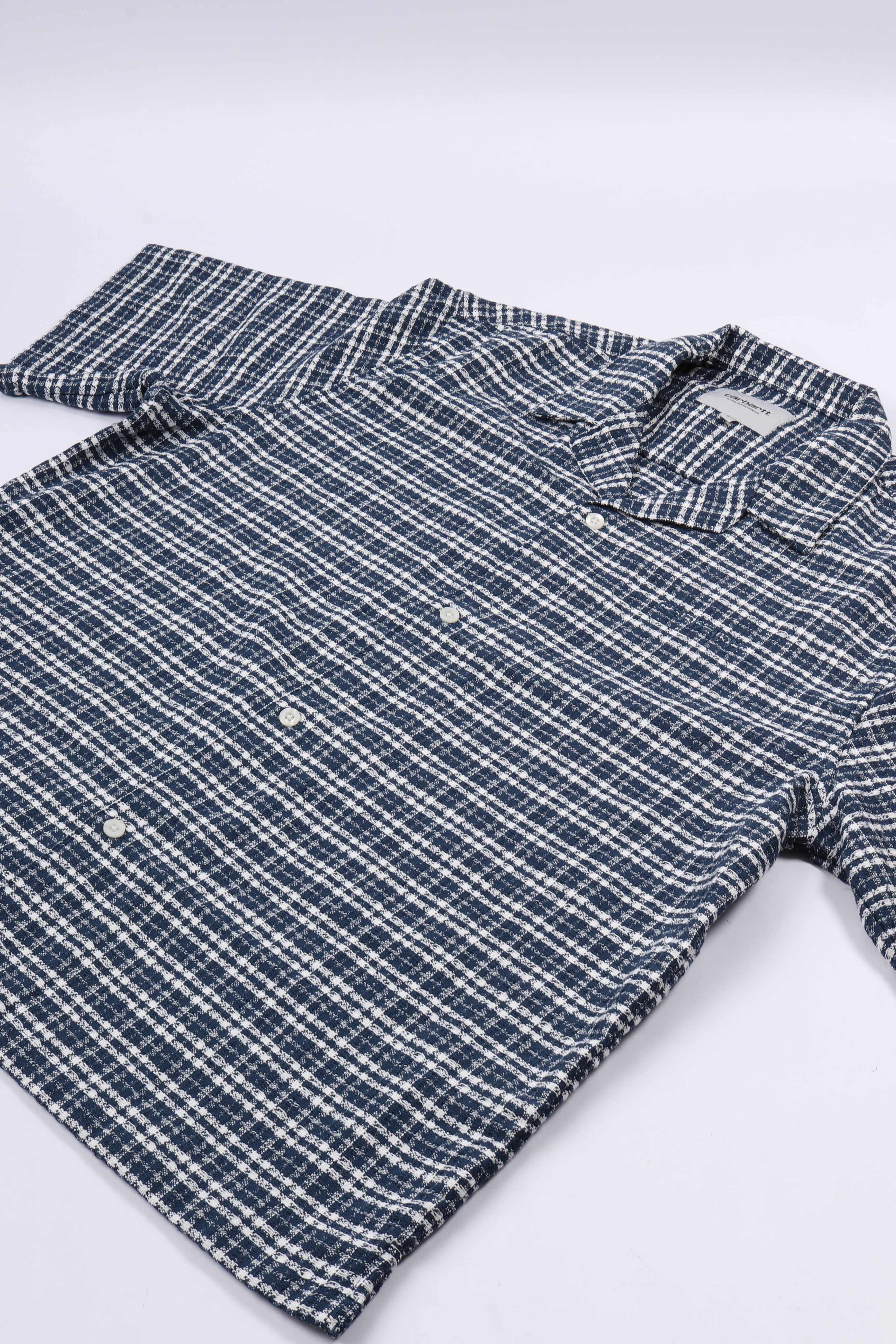 S/s kander shirt blue river check