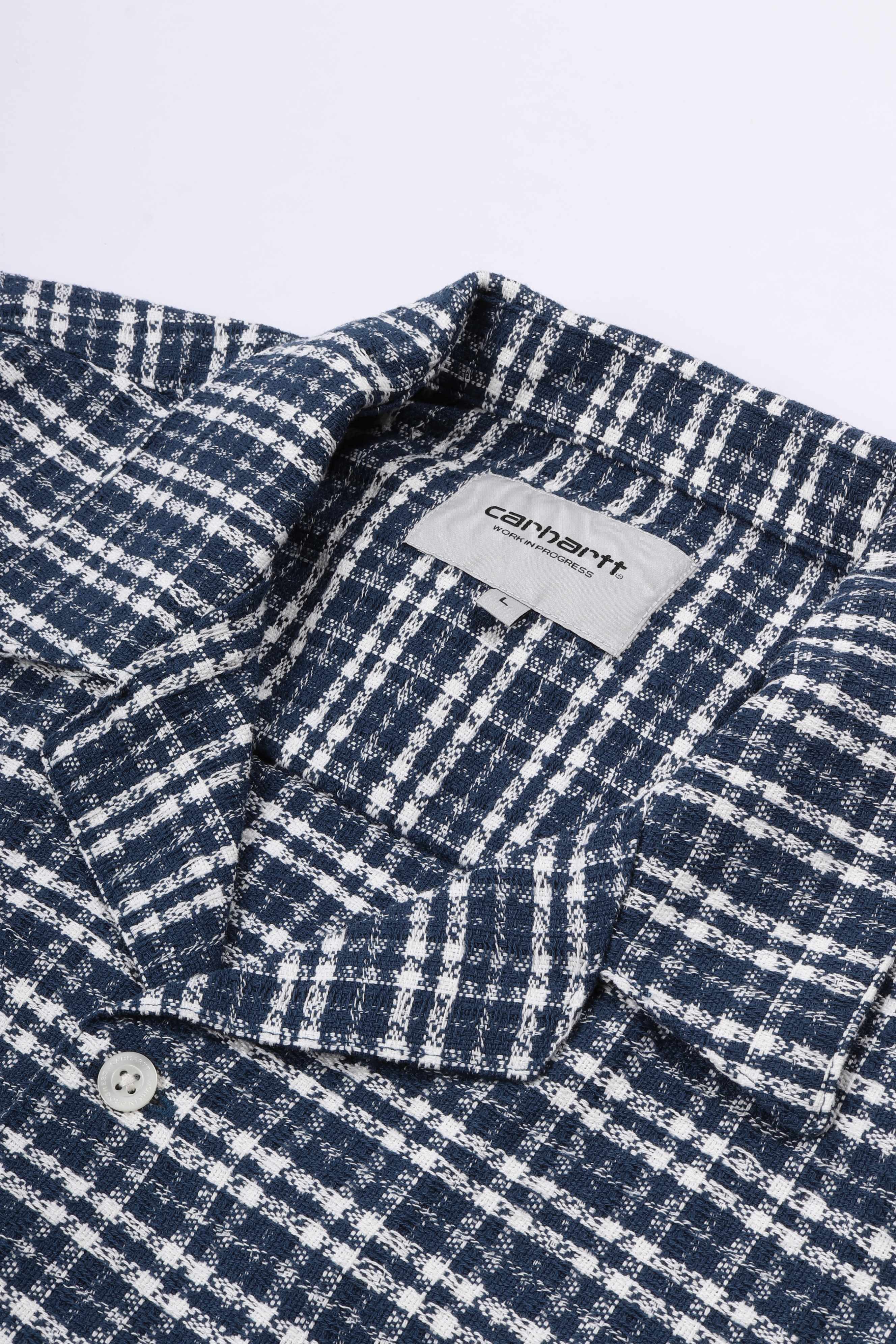 S/s kander shirt blue river check