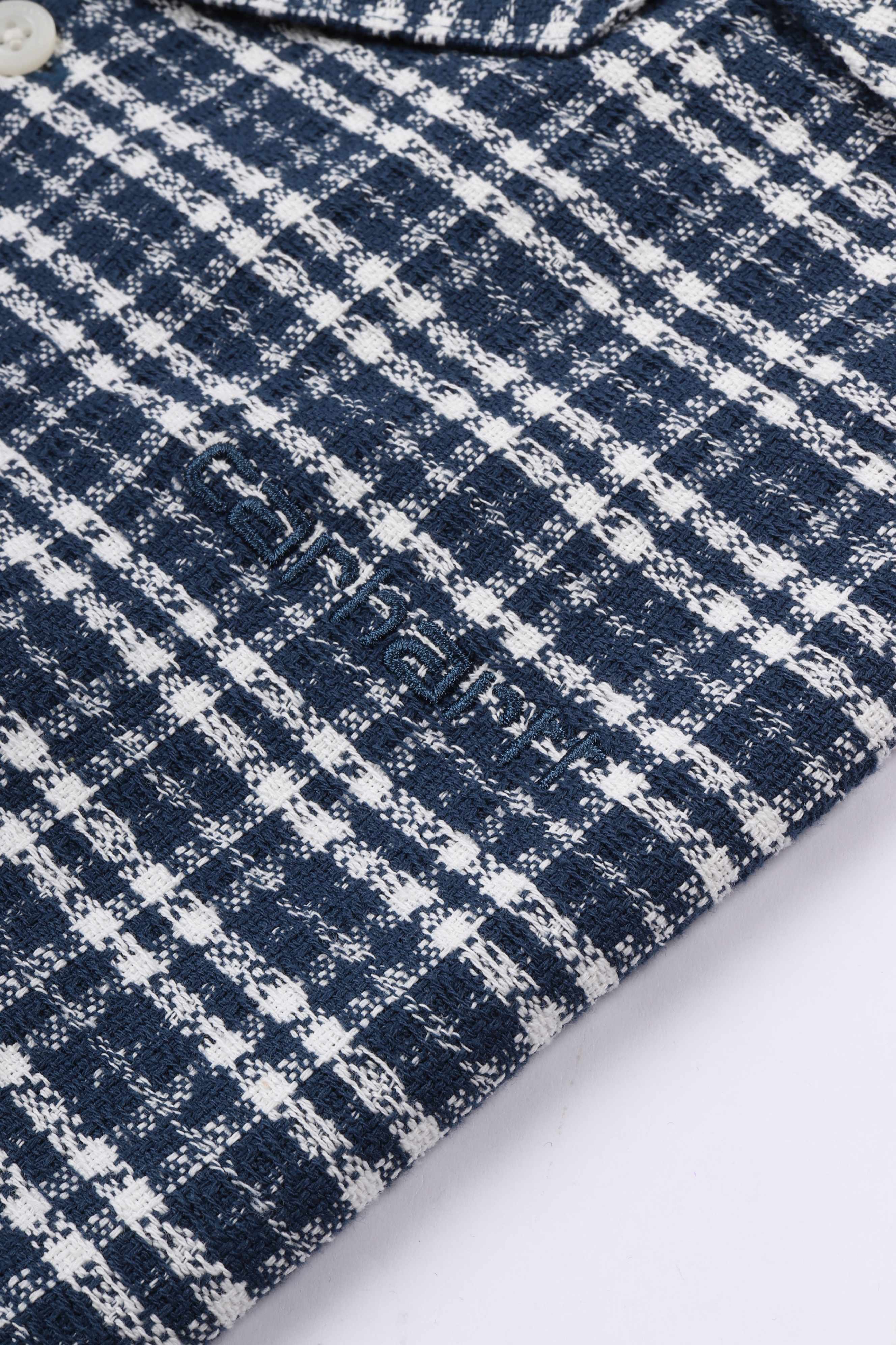 S/s kander shirt blue river check