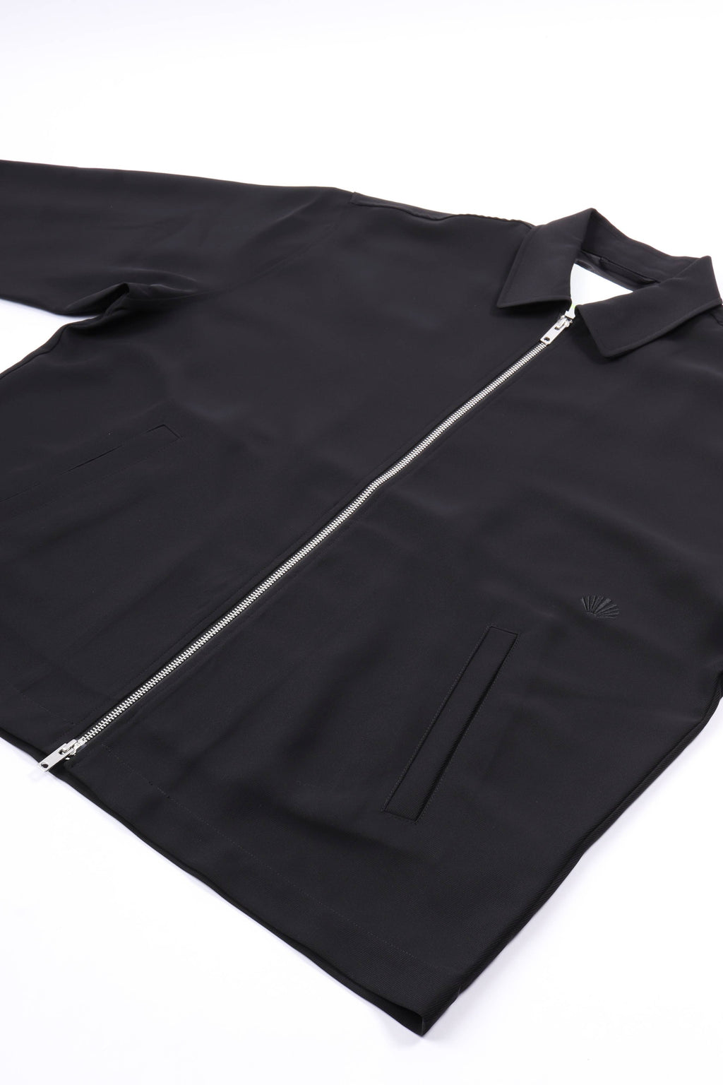 Zip up shirt black