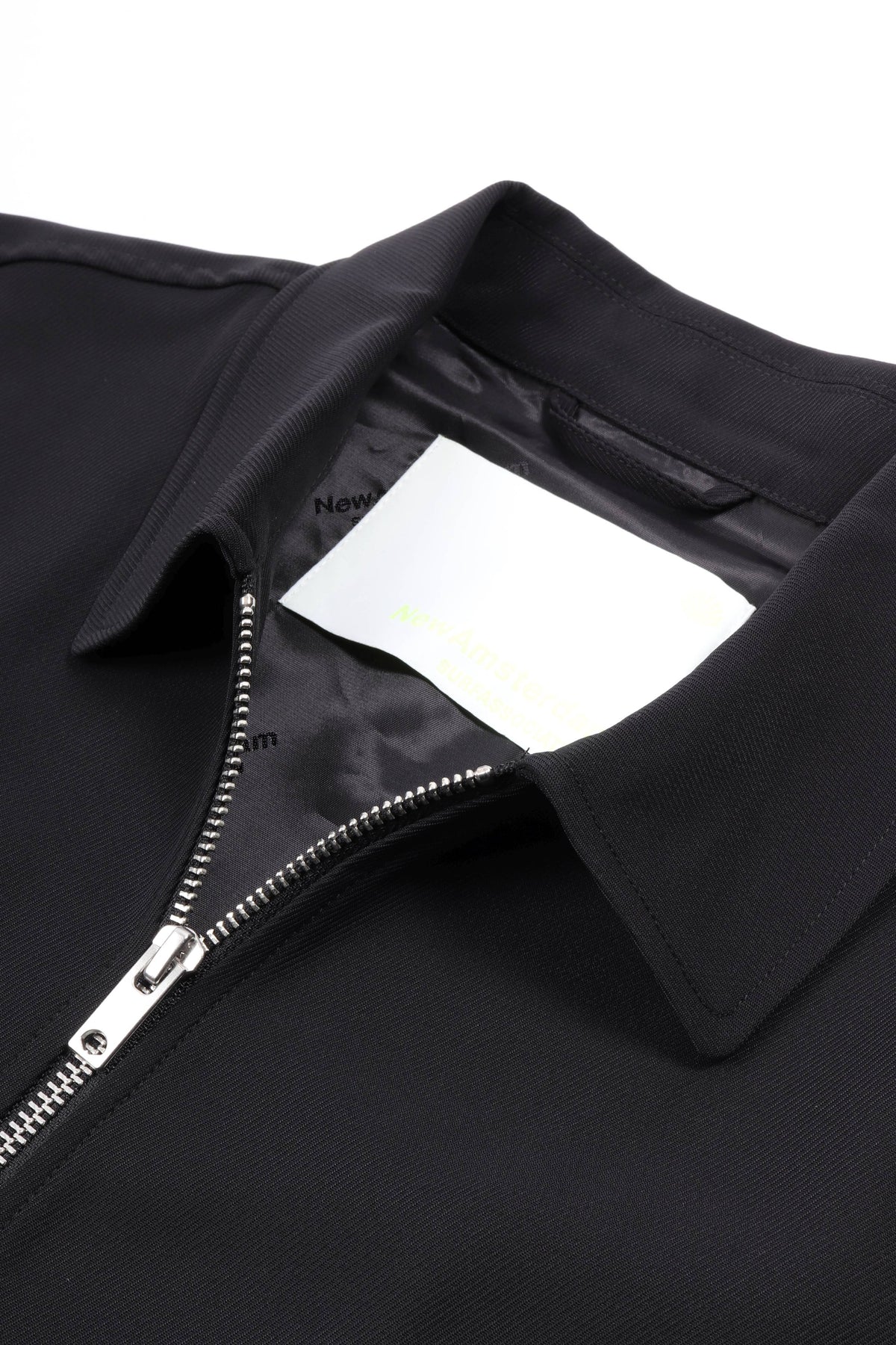 Zip up shirt black