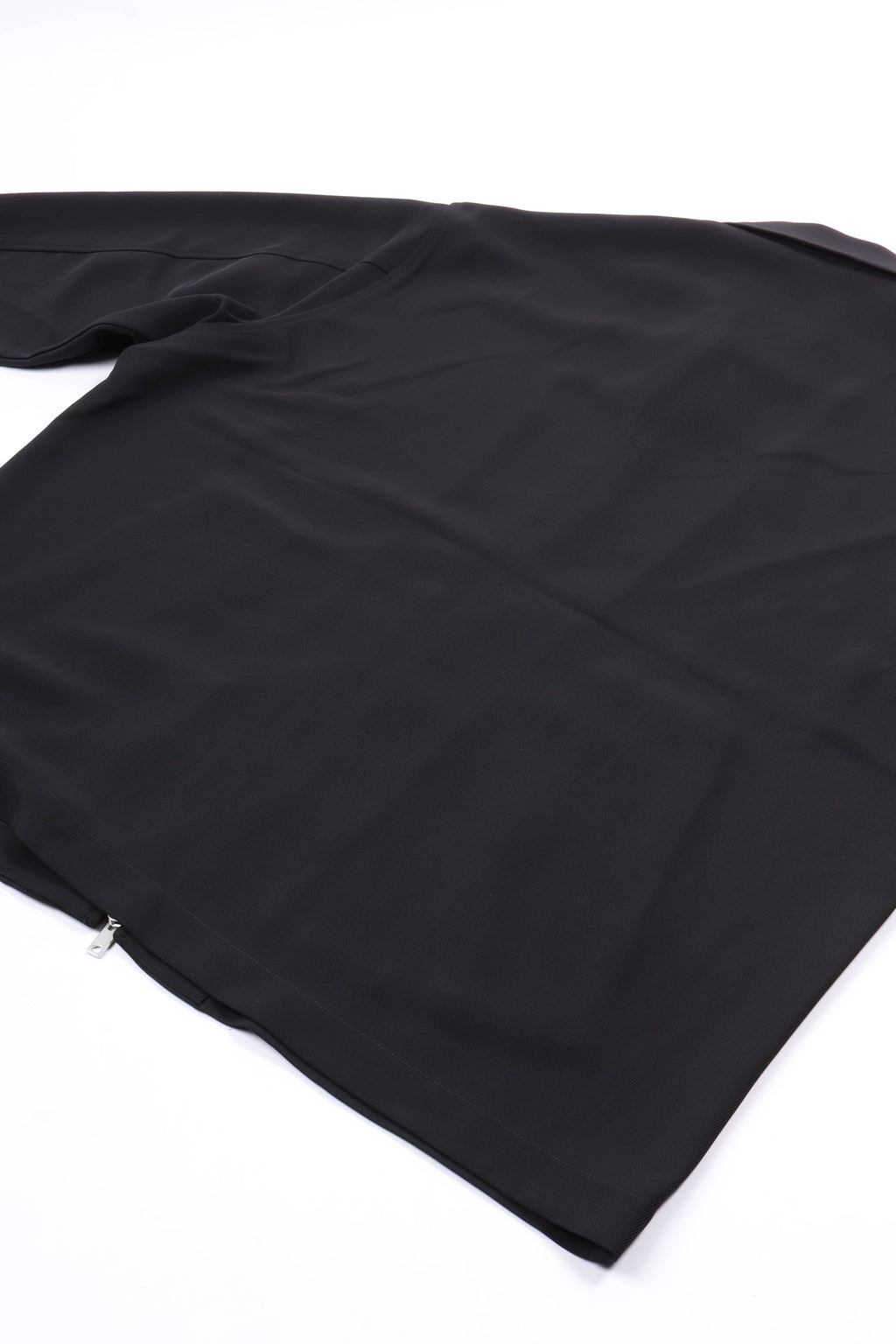 Zip up shirt black