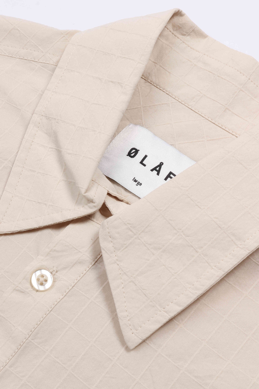 Textured boxy shi off white
