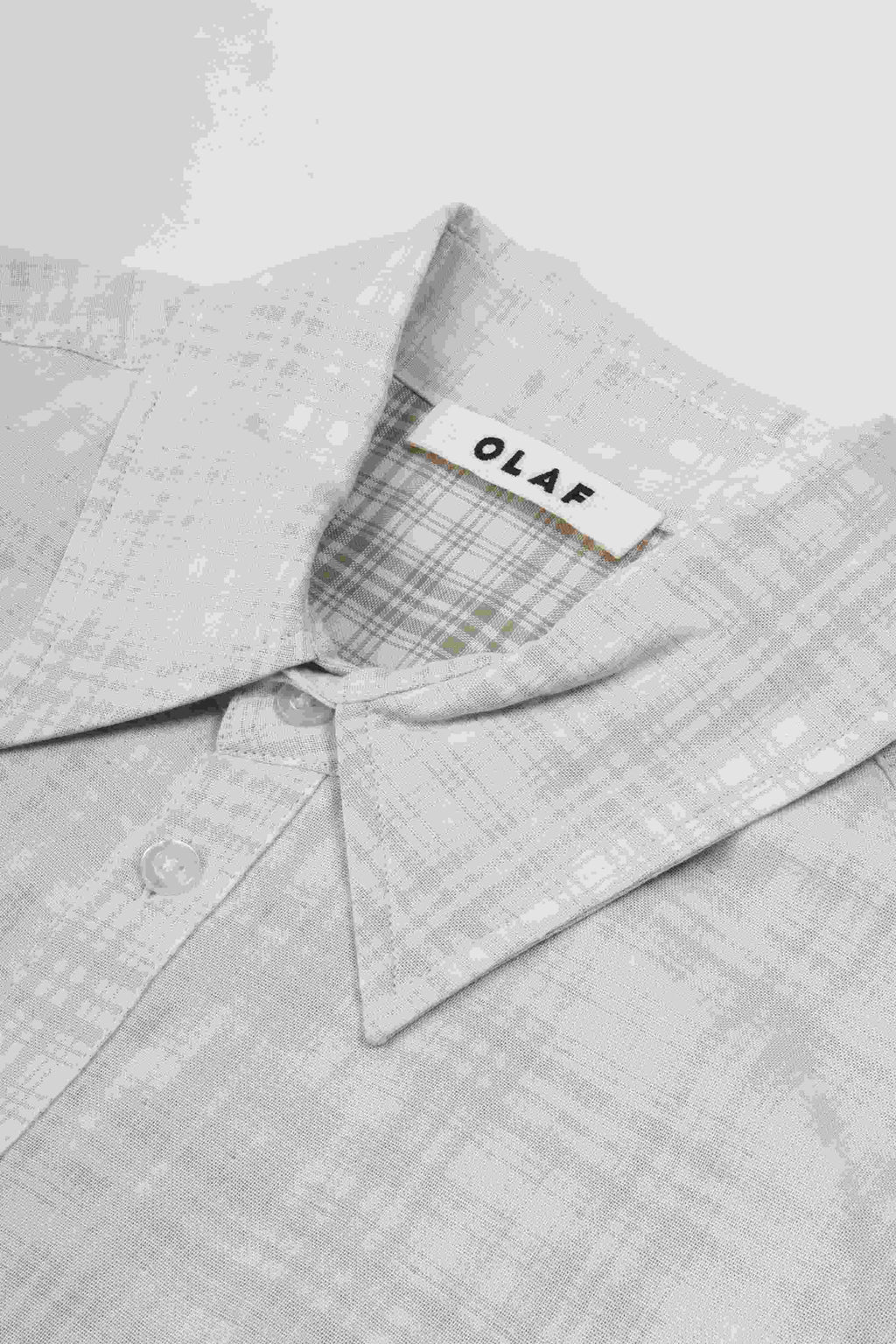 Double faced c. boxy shirt offwhite