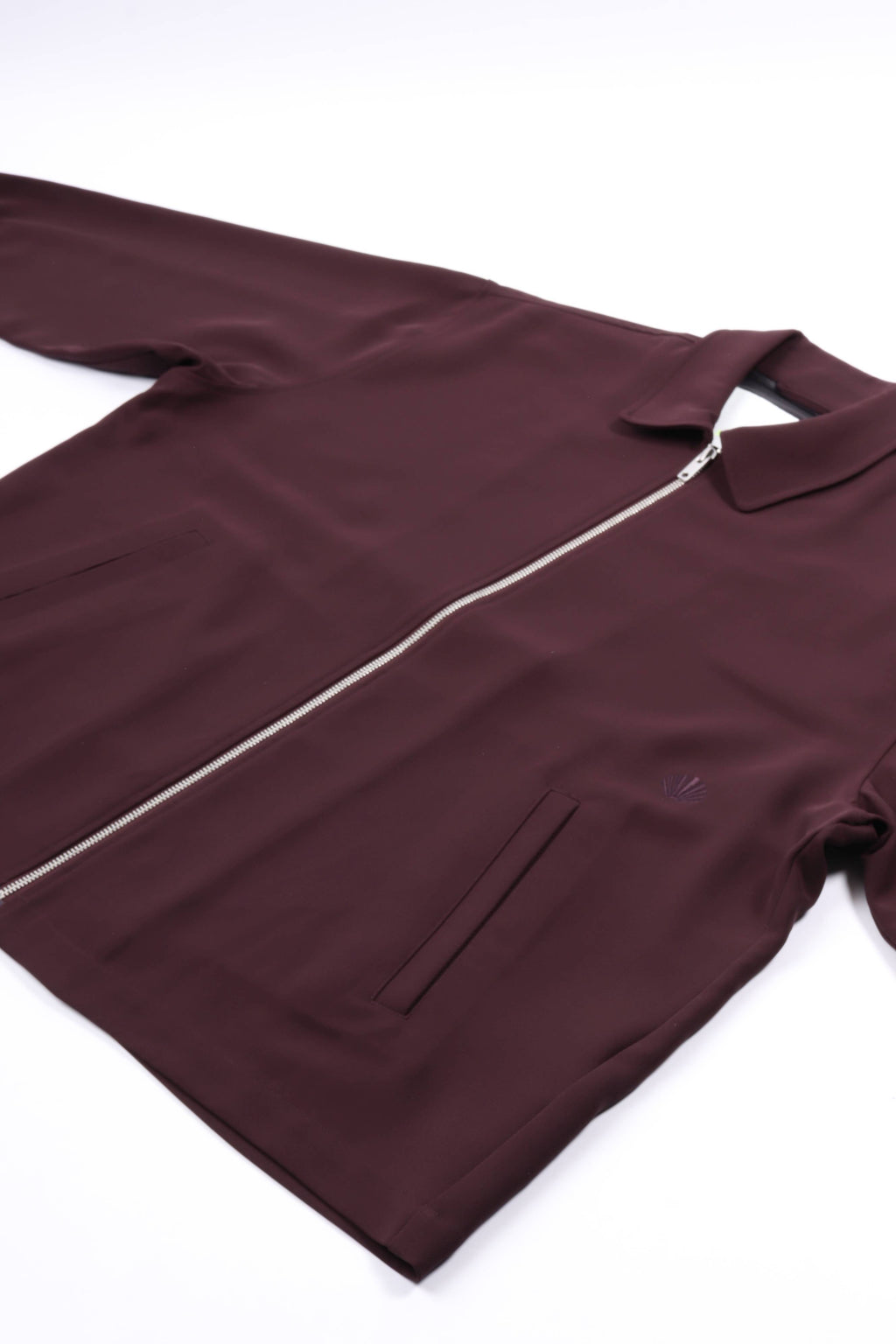 Zip up shirt wine