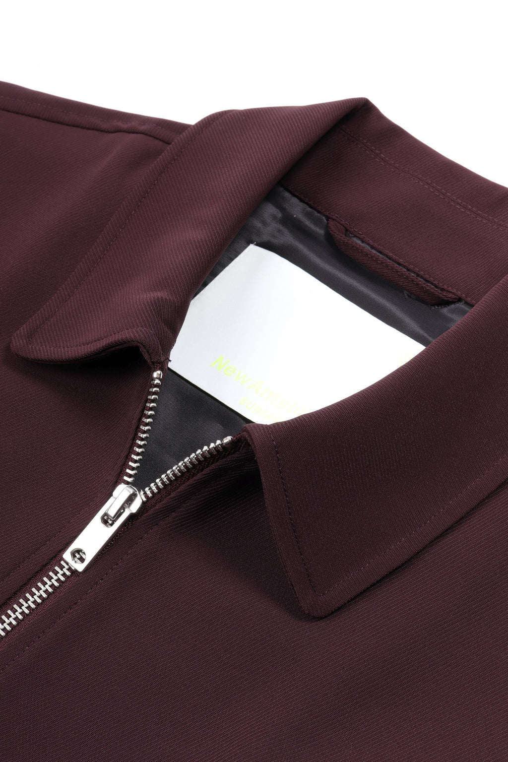 Zip up shirt wine