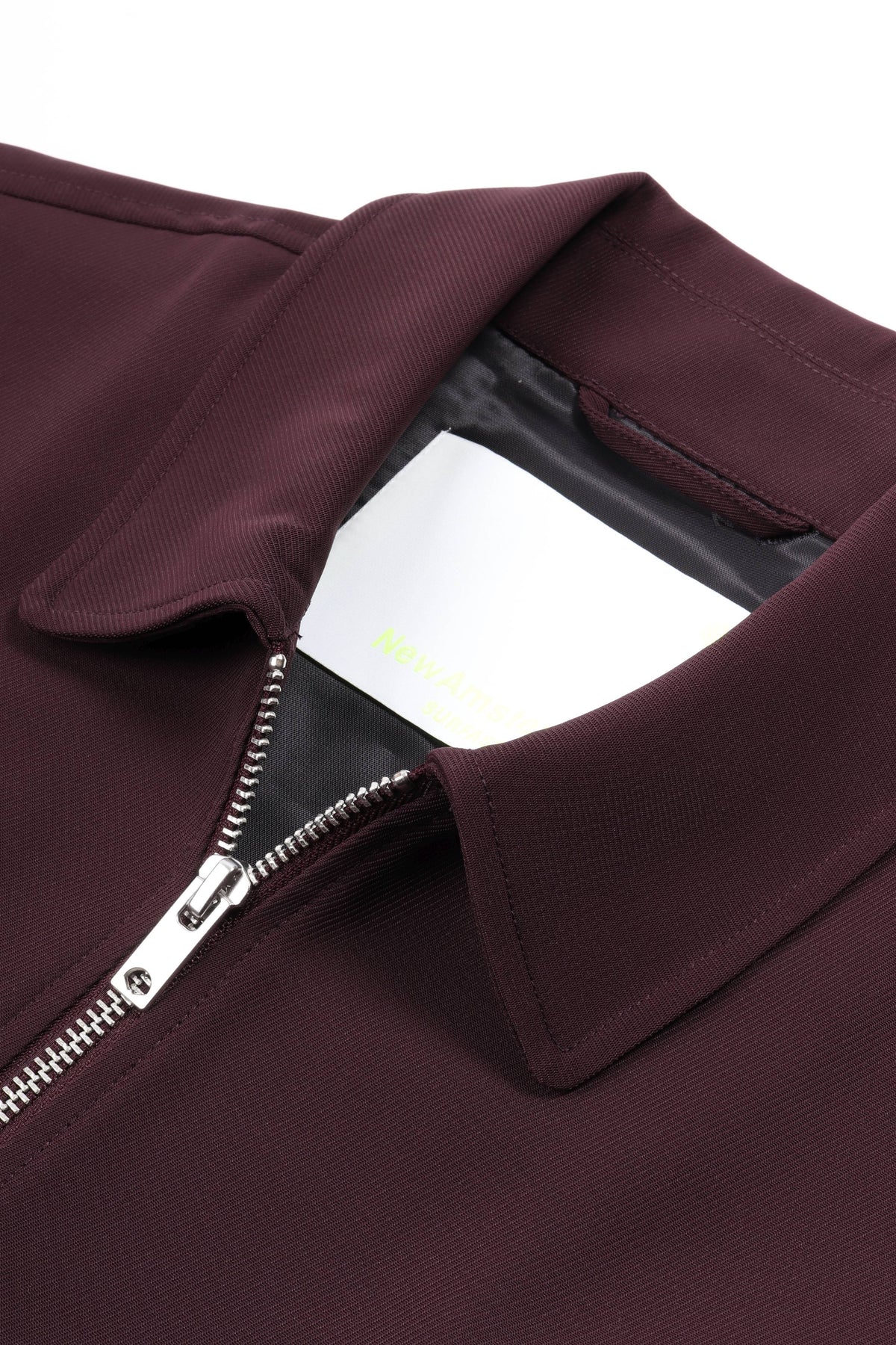 Zip up shirt wine