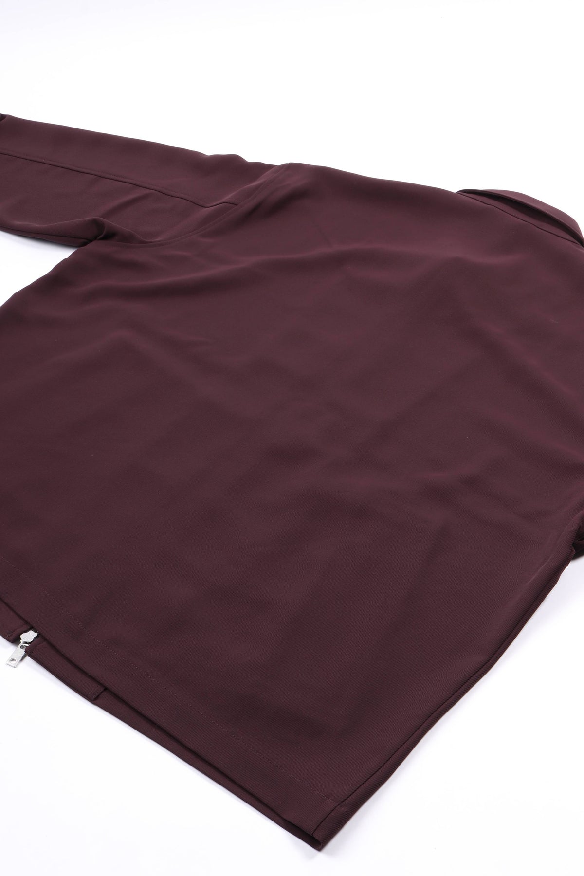 Zip up shirt wine