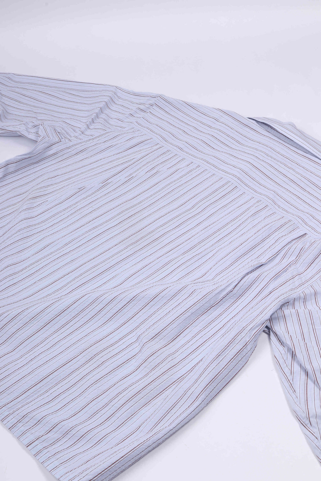 Brushstroke logo st. ls shirt tw. mauve / open