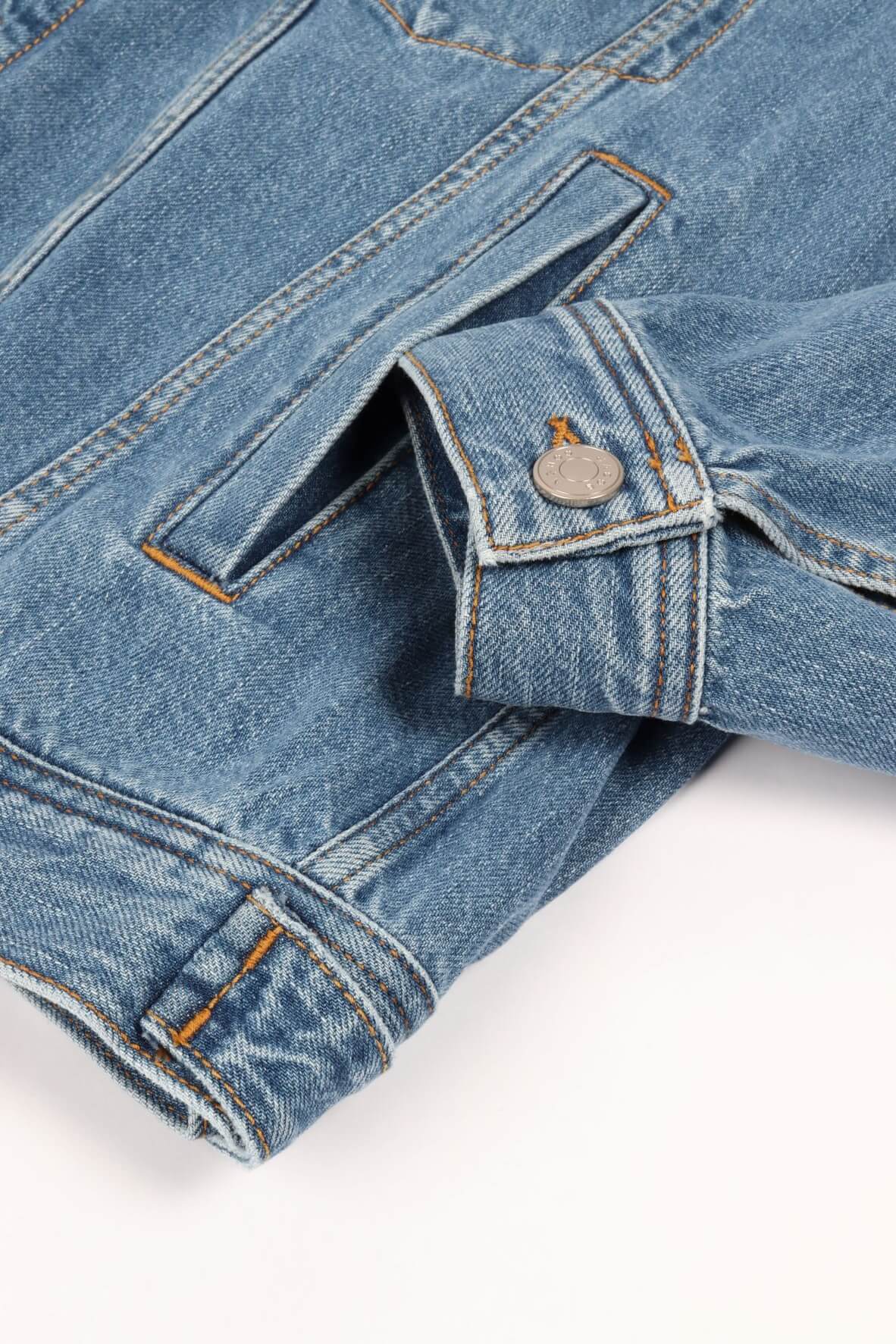 Giubbino trucker medium blue - 20