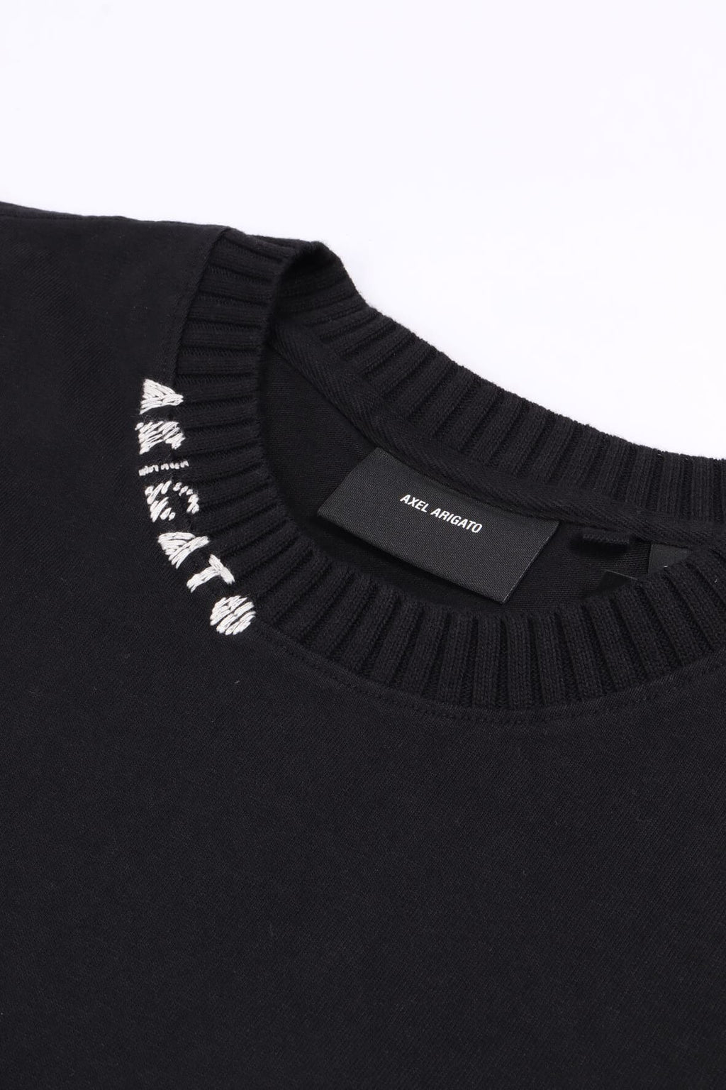 Apex ribbed t-shi black