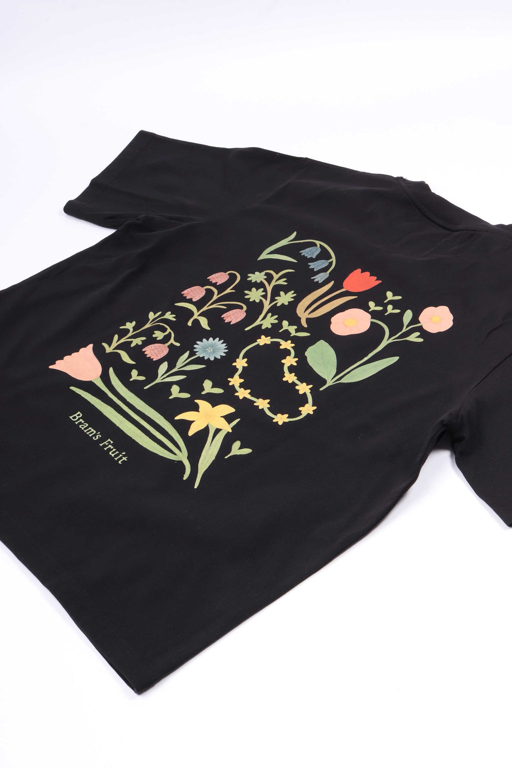 Botanical t-shirt black