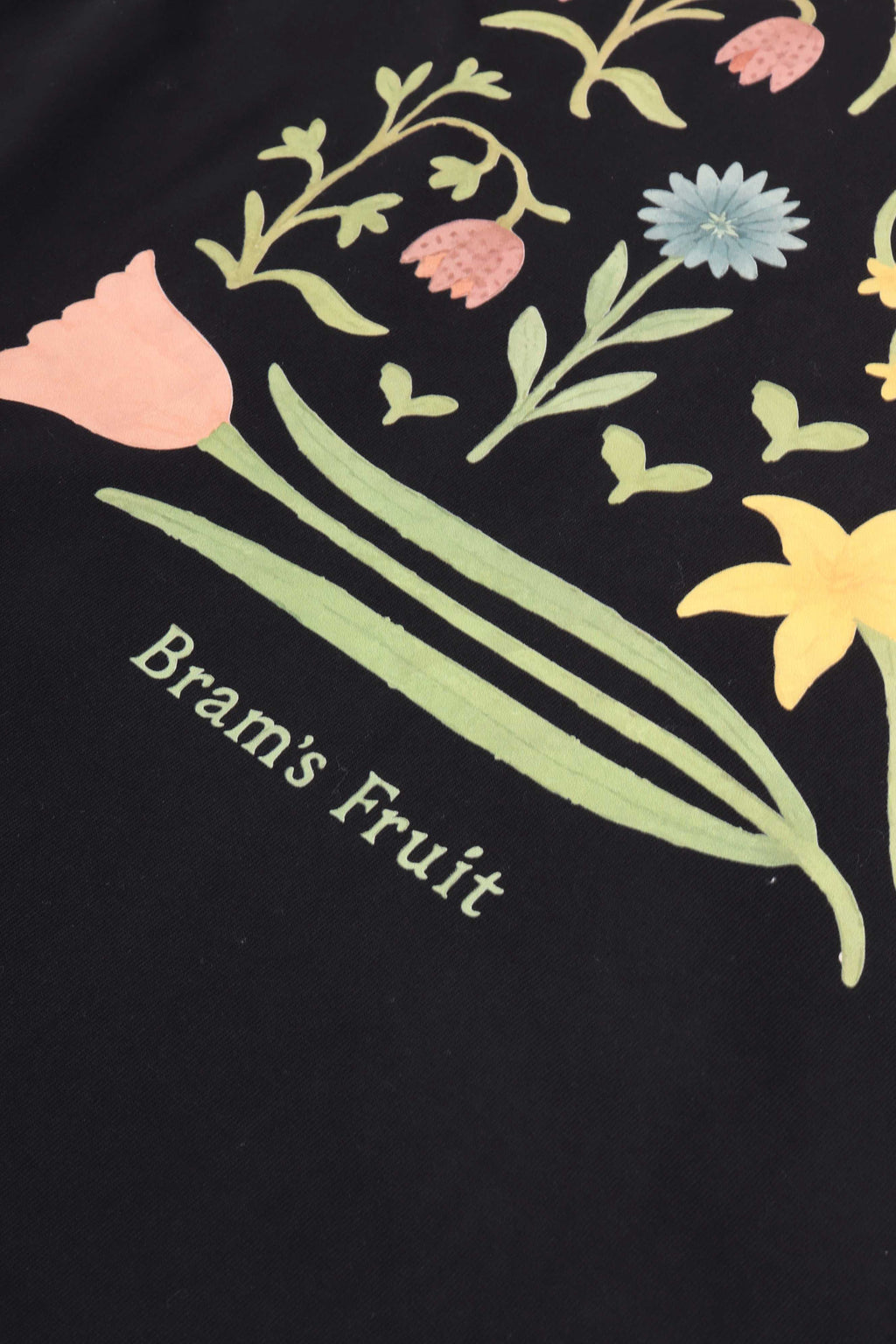 Botanical t-shirt black