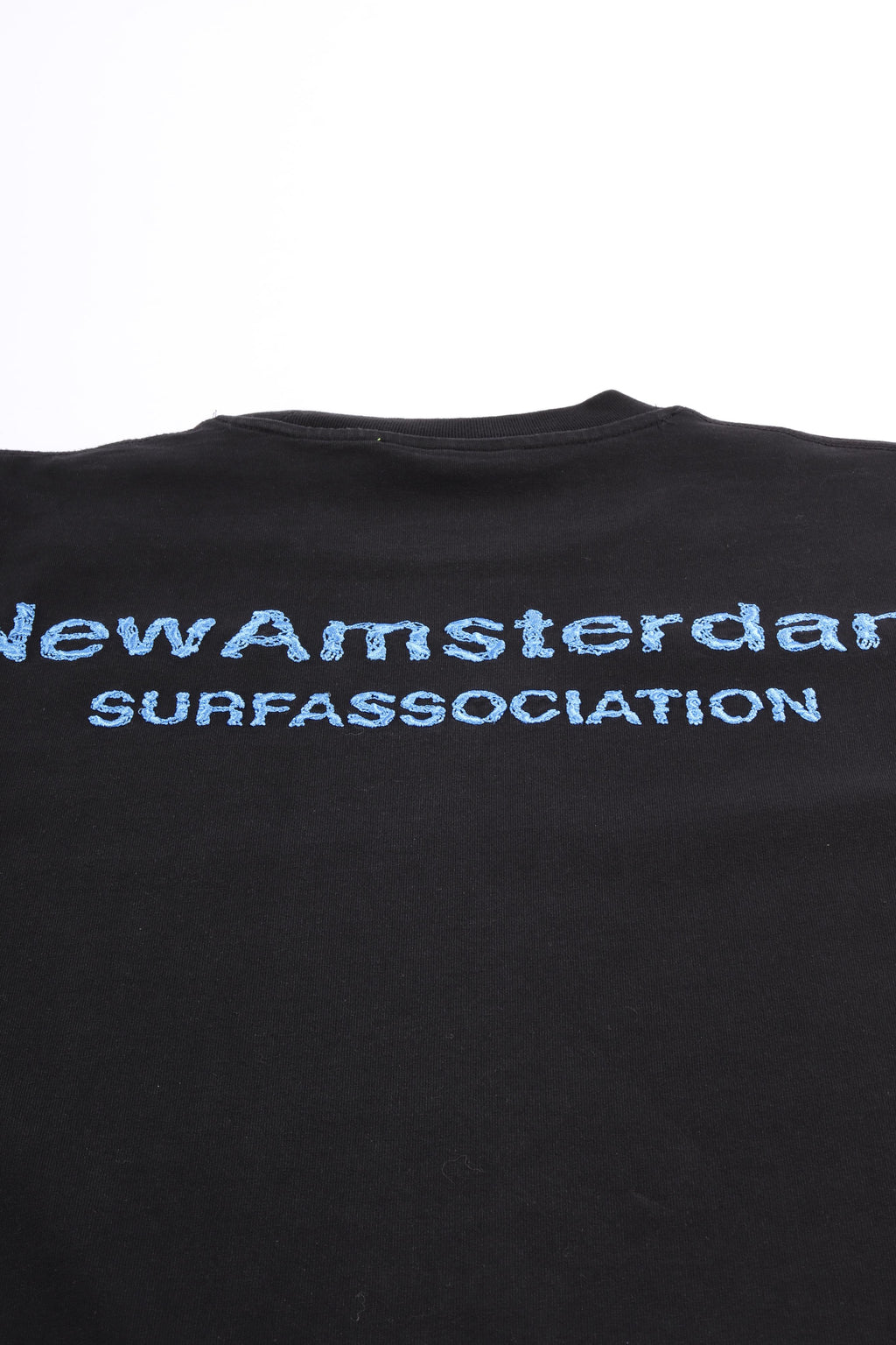 Logo tee + black / acid bl