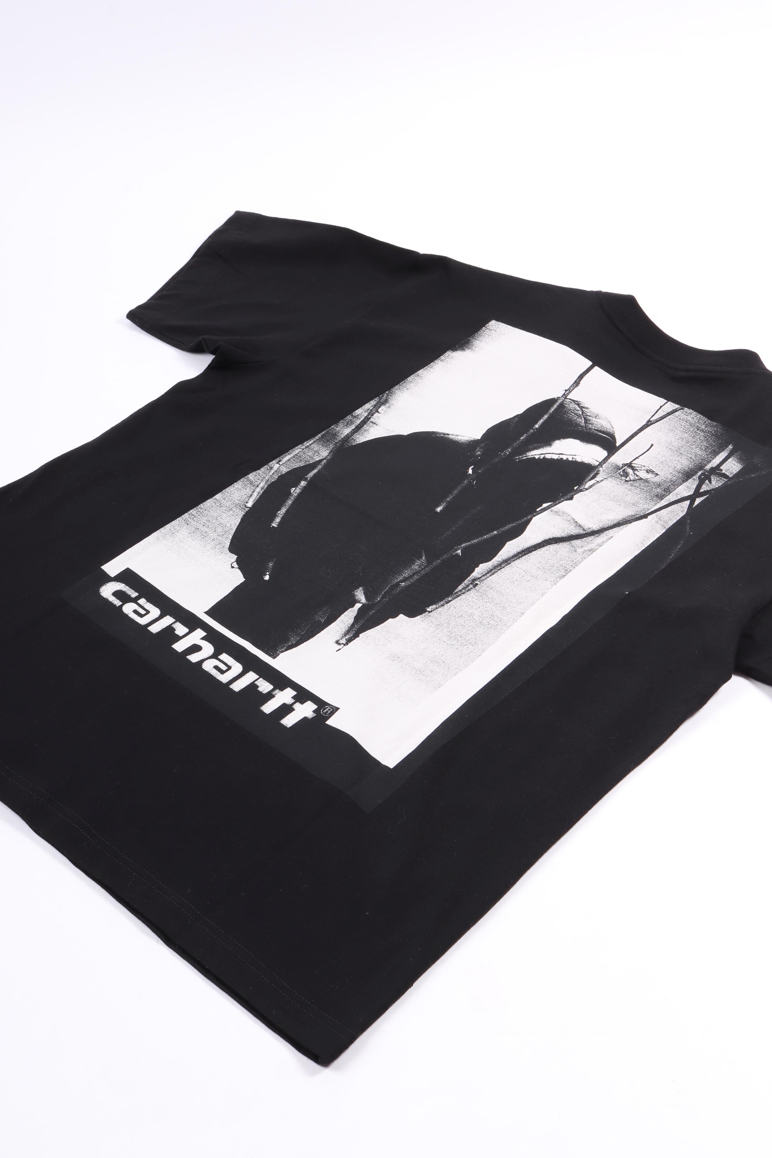S/s archive script t-shirt black