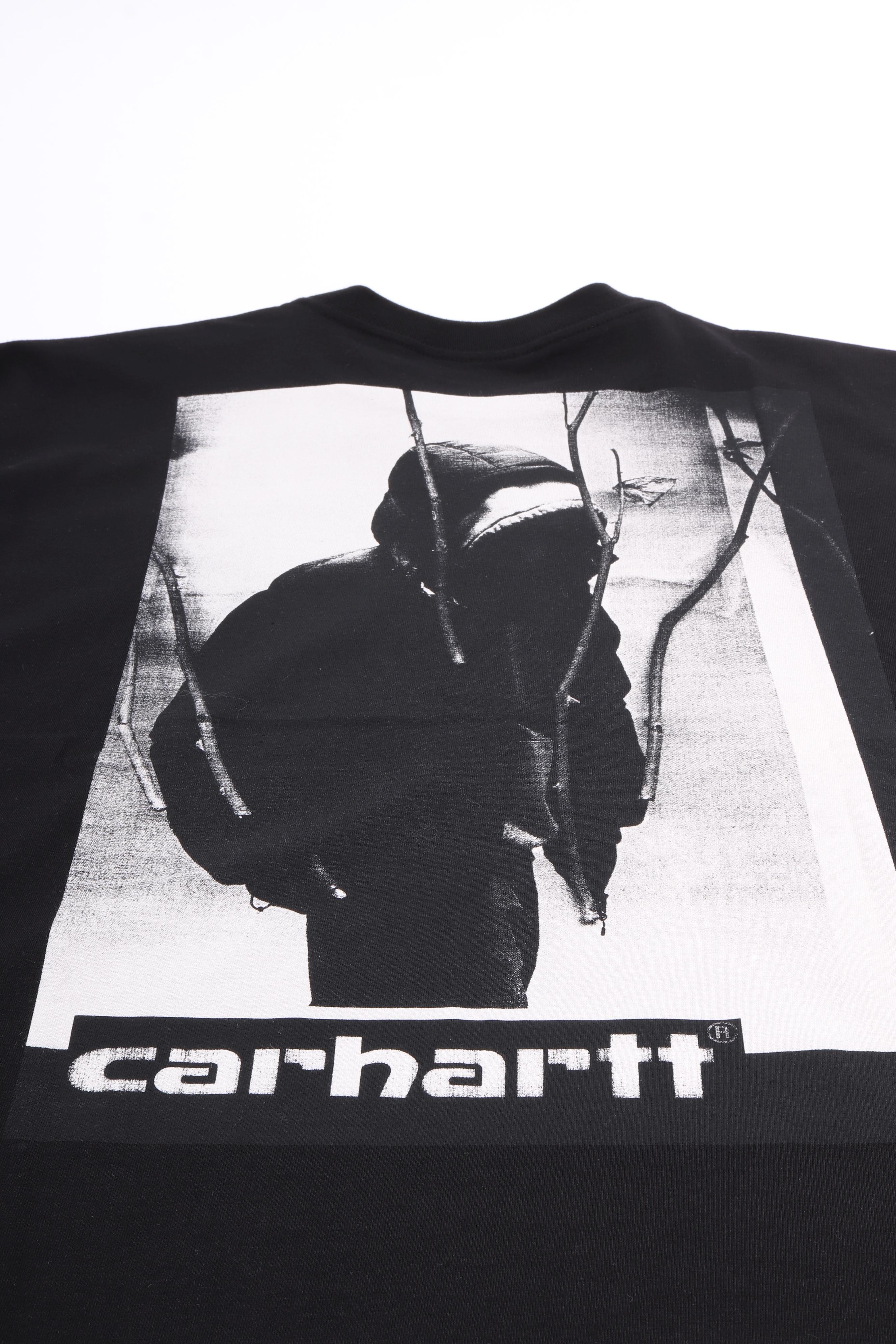 S/s archive script t-shirt black