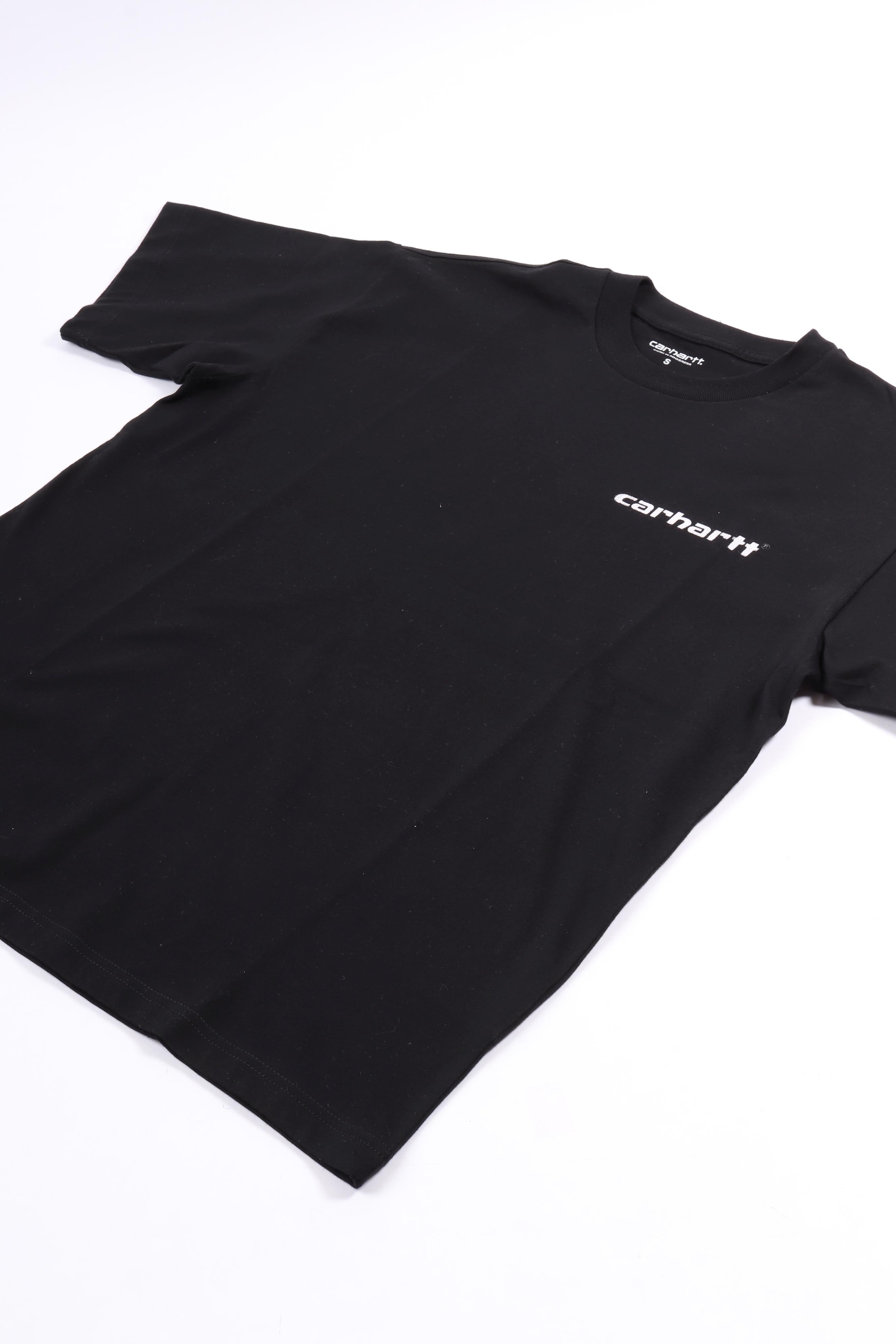 S/s archive script t-shirt black