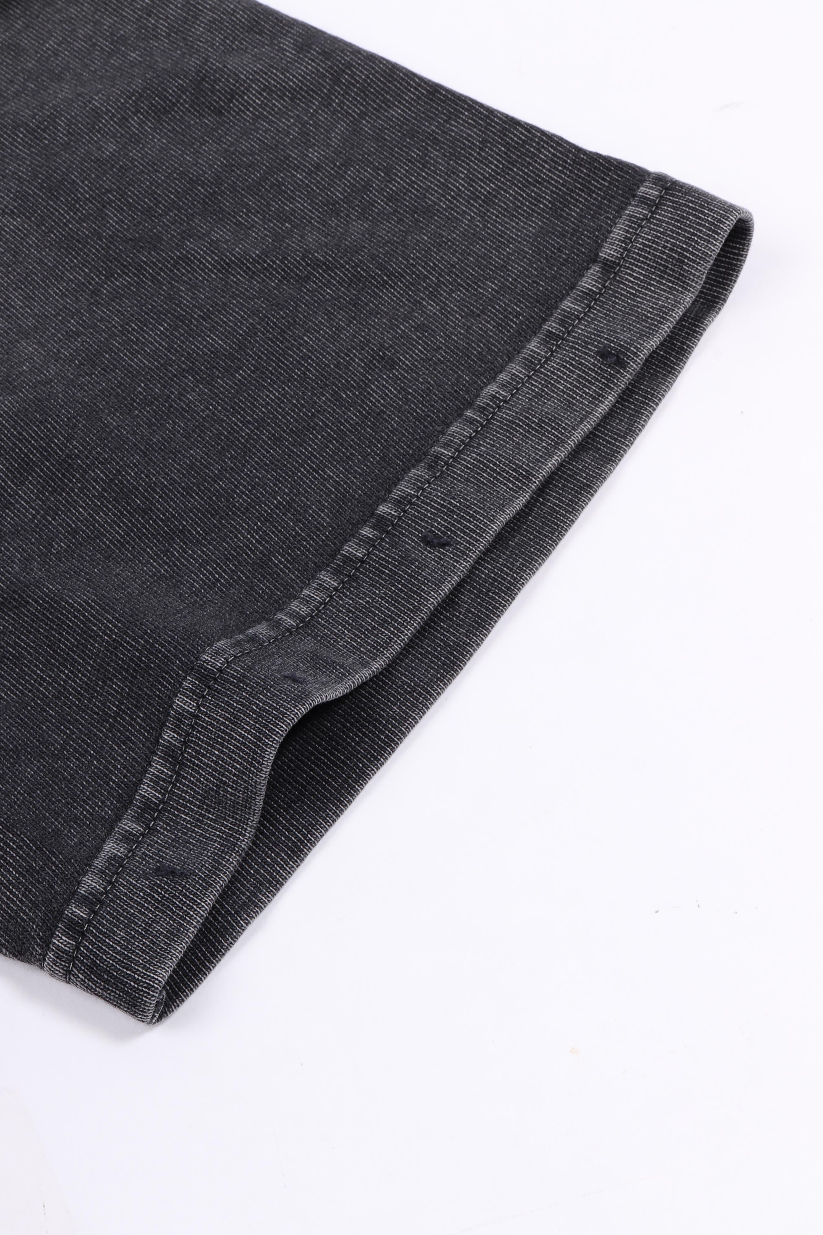 Distressed big lemon outline shadow black