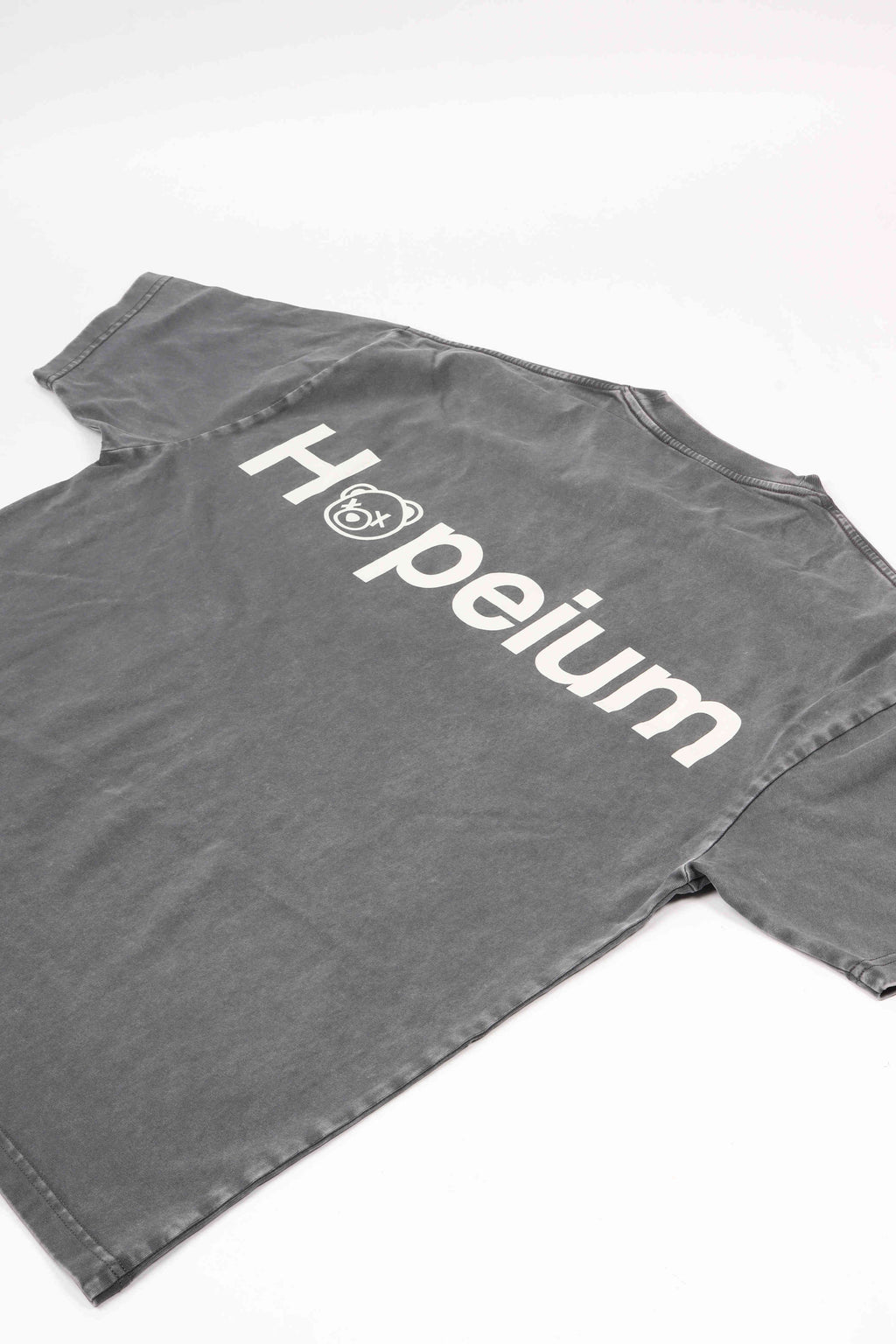 Logo tee ss washed black