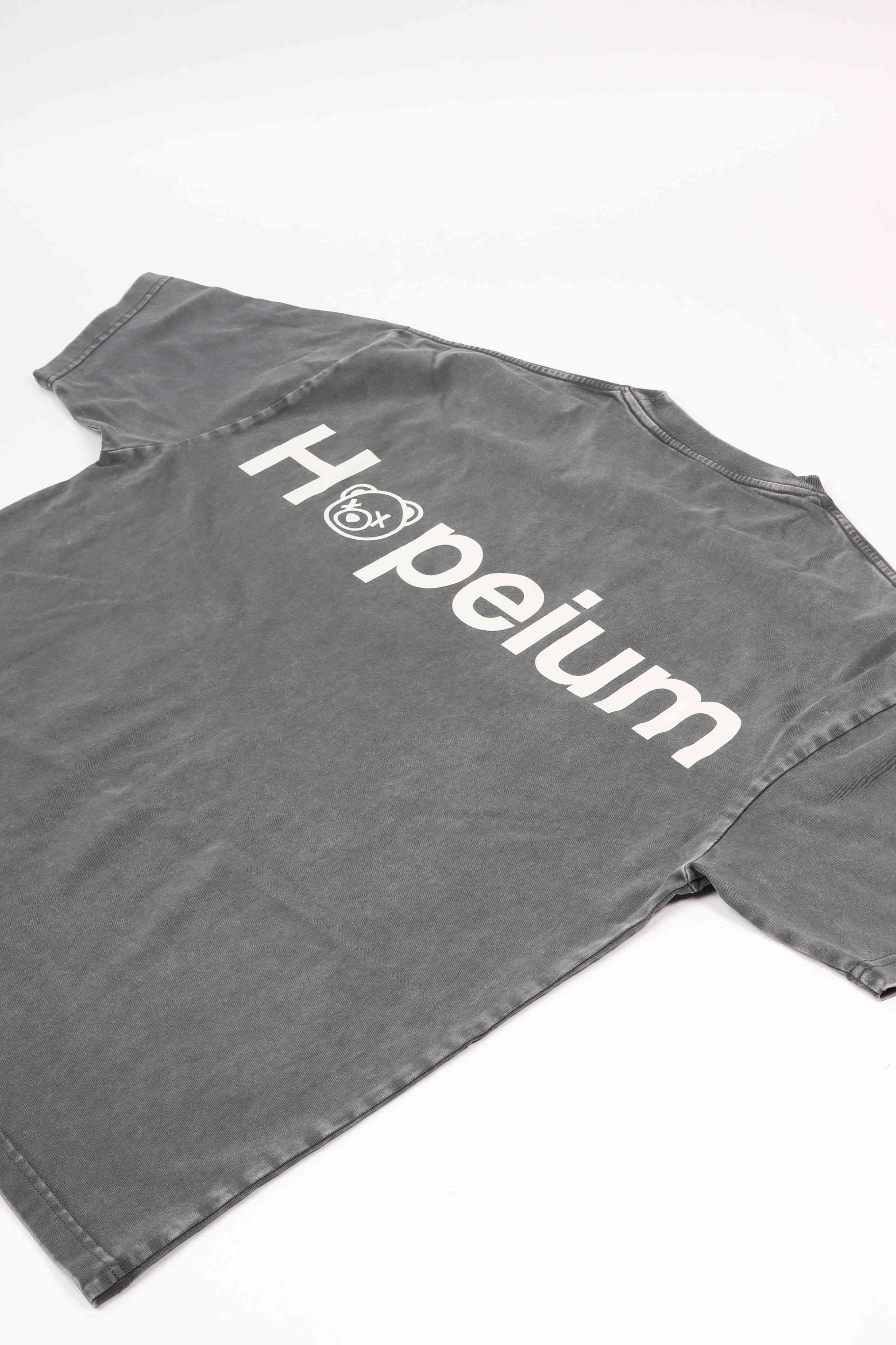 Logo tee ss washed black