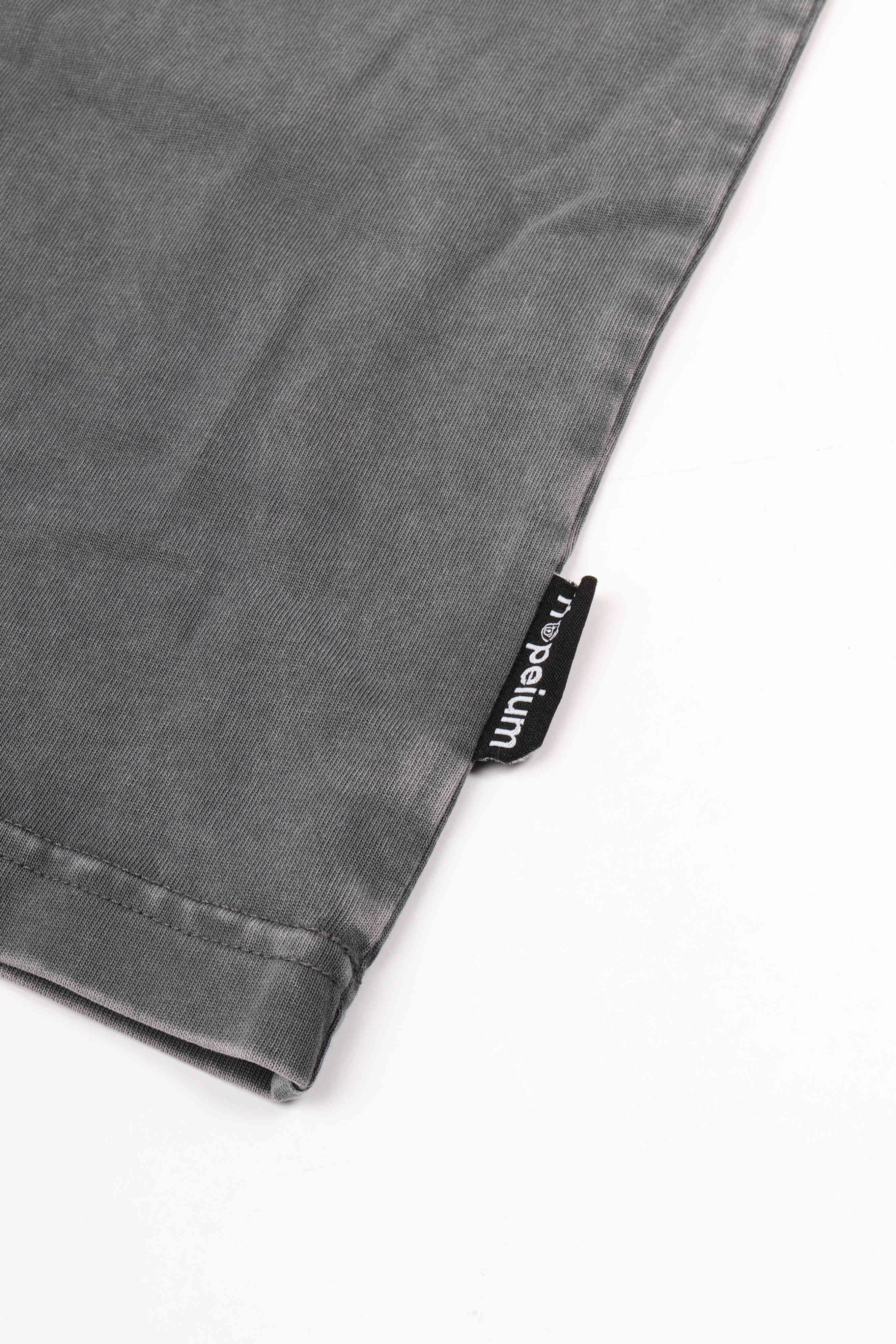 Logo tee ss washed black