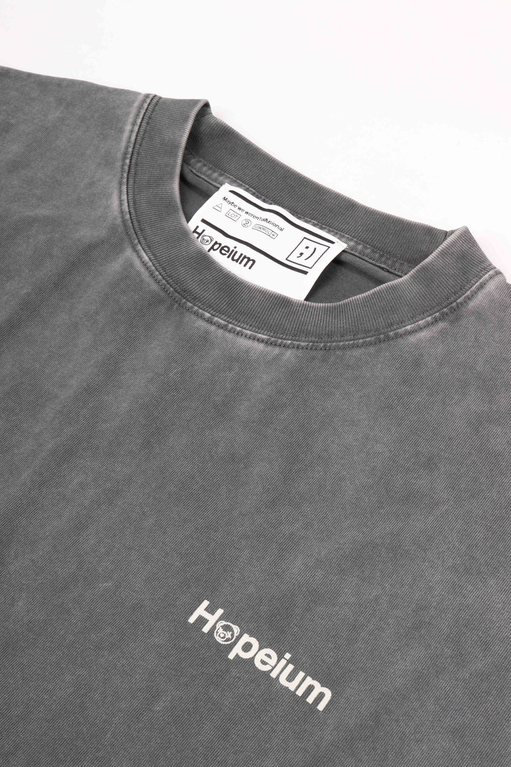 Logo tee ss washed black