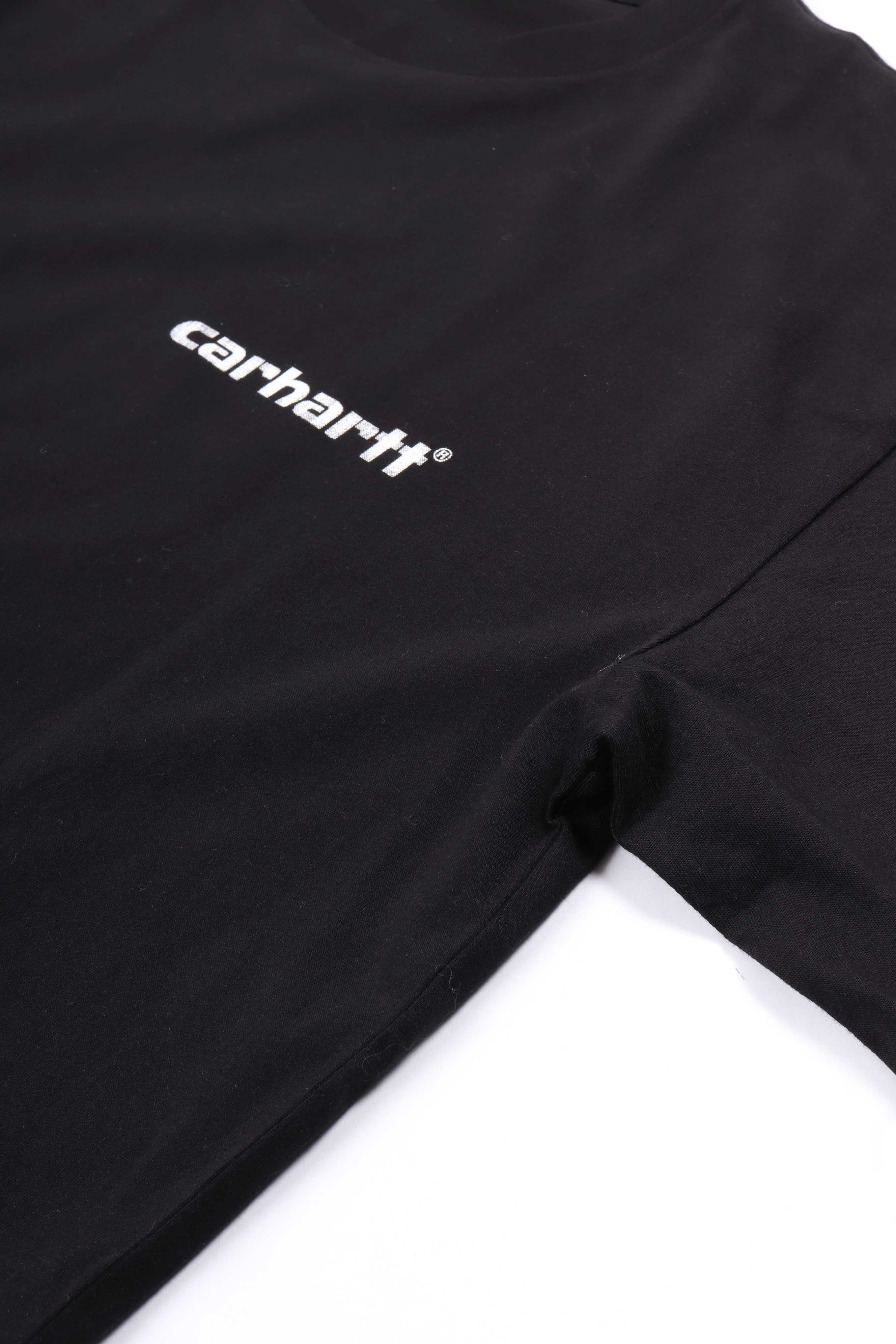 S/s caps t-shirt black
