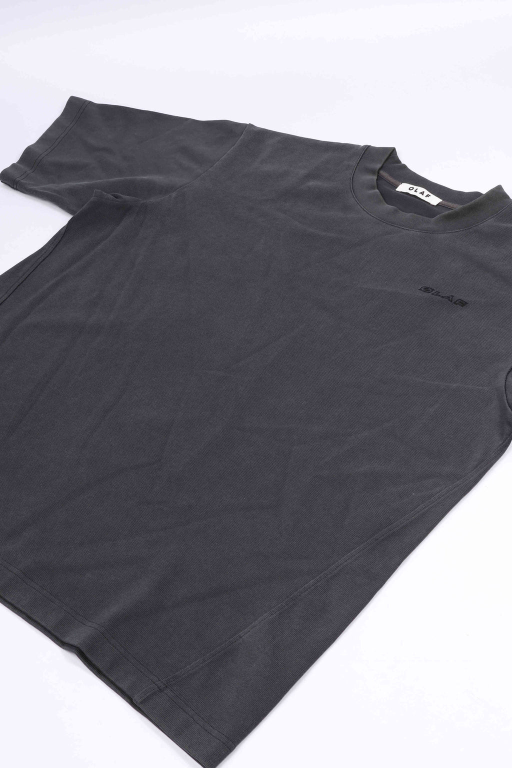 Washed studio ss tee charcoal