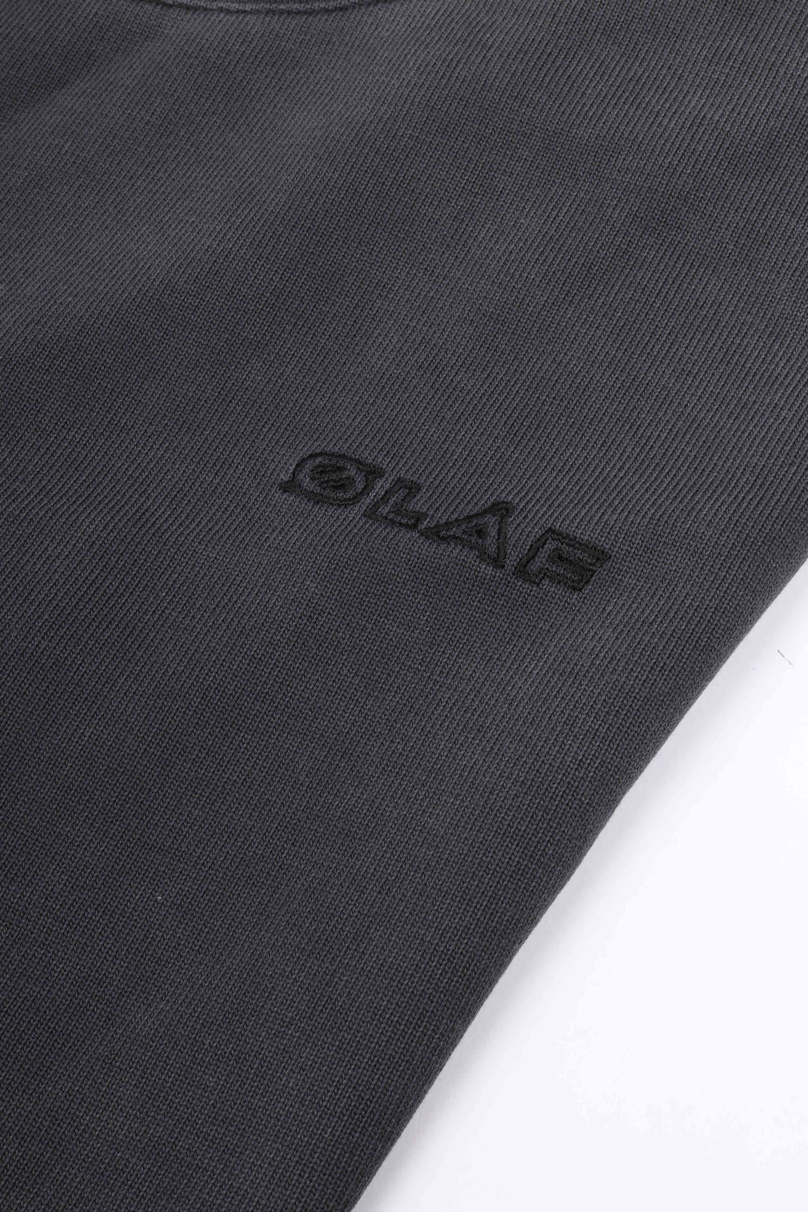 Washed studio ss tee charcoal
