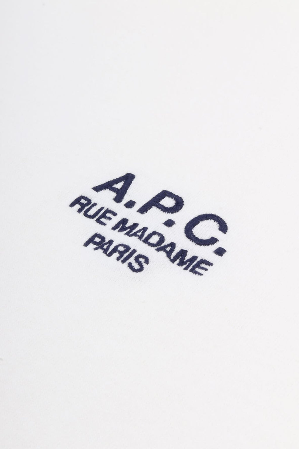 T-shirt rue madame white / dark nav