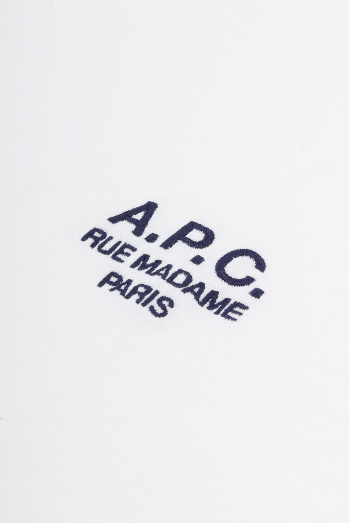 T-shirt rue madame white / dark nav