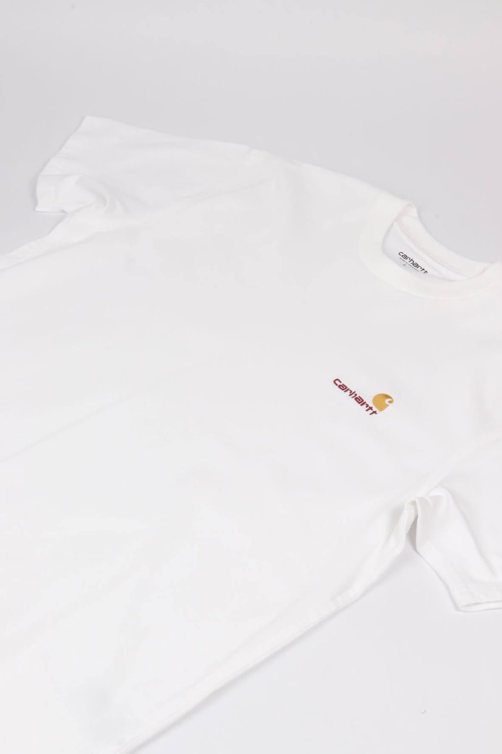 S/s a. script tee white